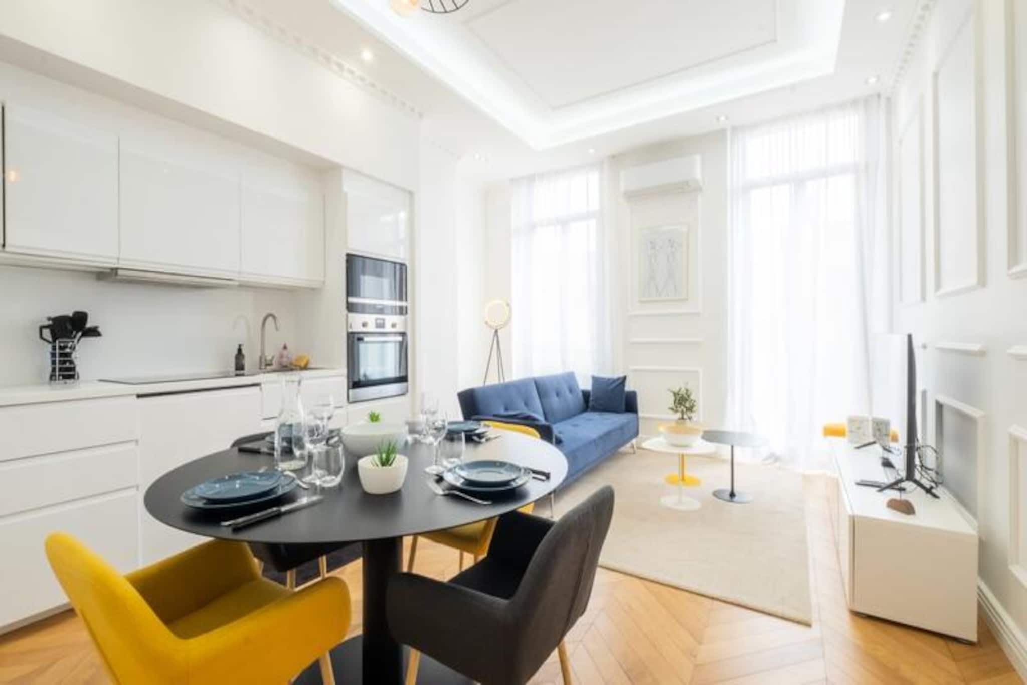 Résidence 4p Au Cœur Du Centre Ville - 5 Min Palais & Plages