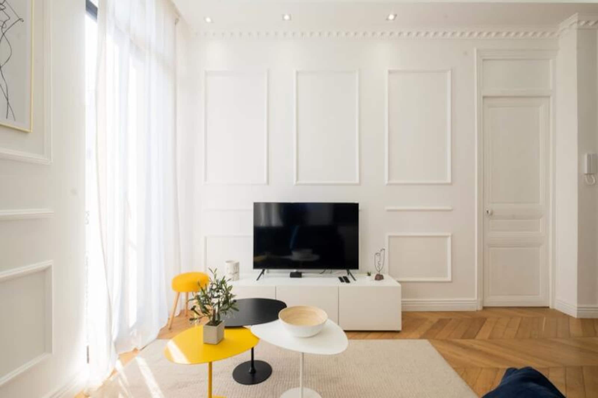 Résidence 4p Au Cœur Du Centre Ville - 5 Min Palais & Plages