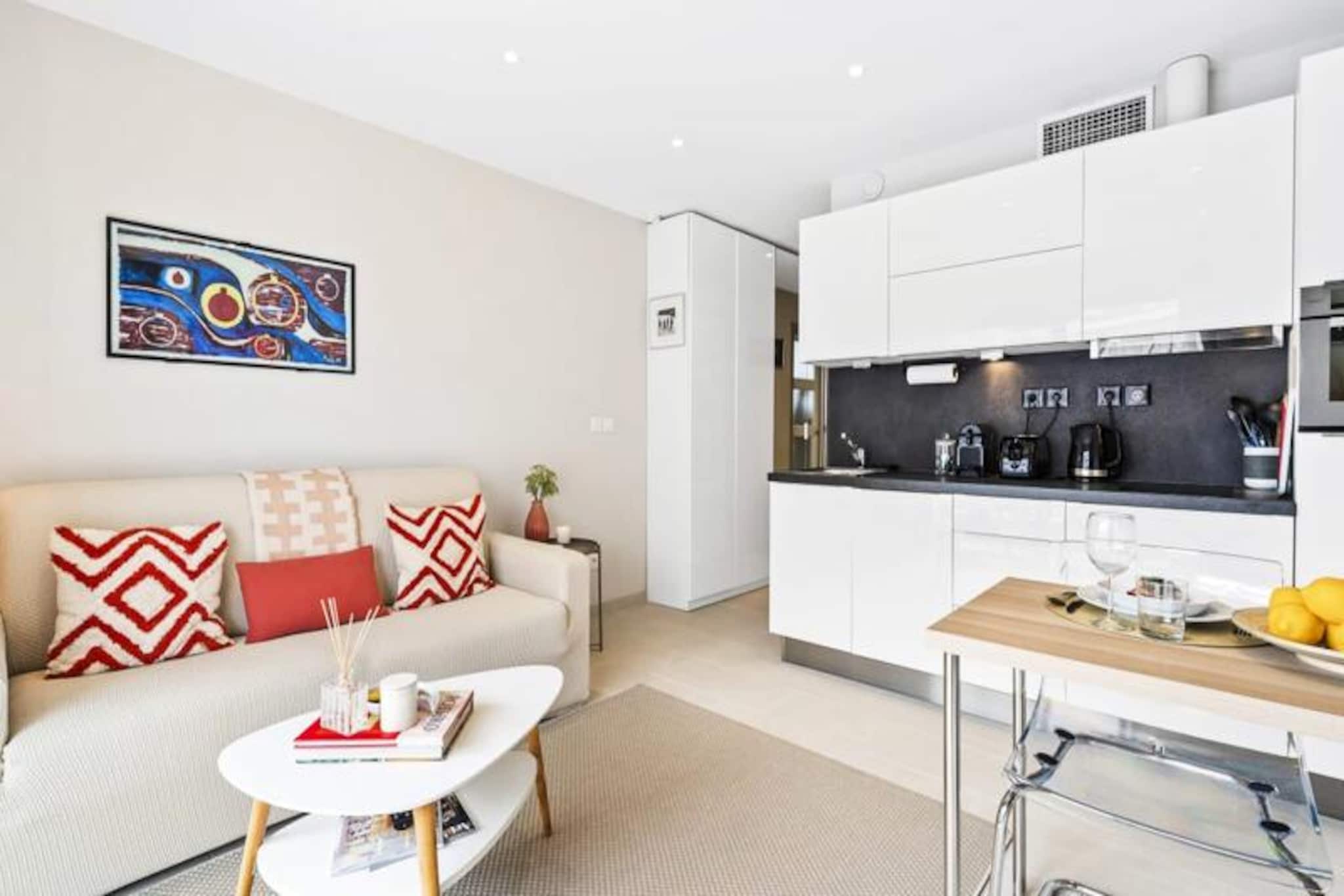 Résidence Centre Ville De Cannes, 2p Moderne Avec Terrasse-Niet-getagd