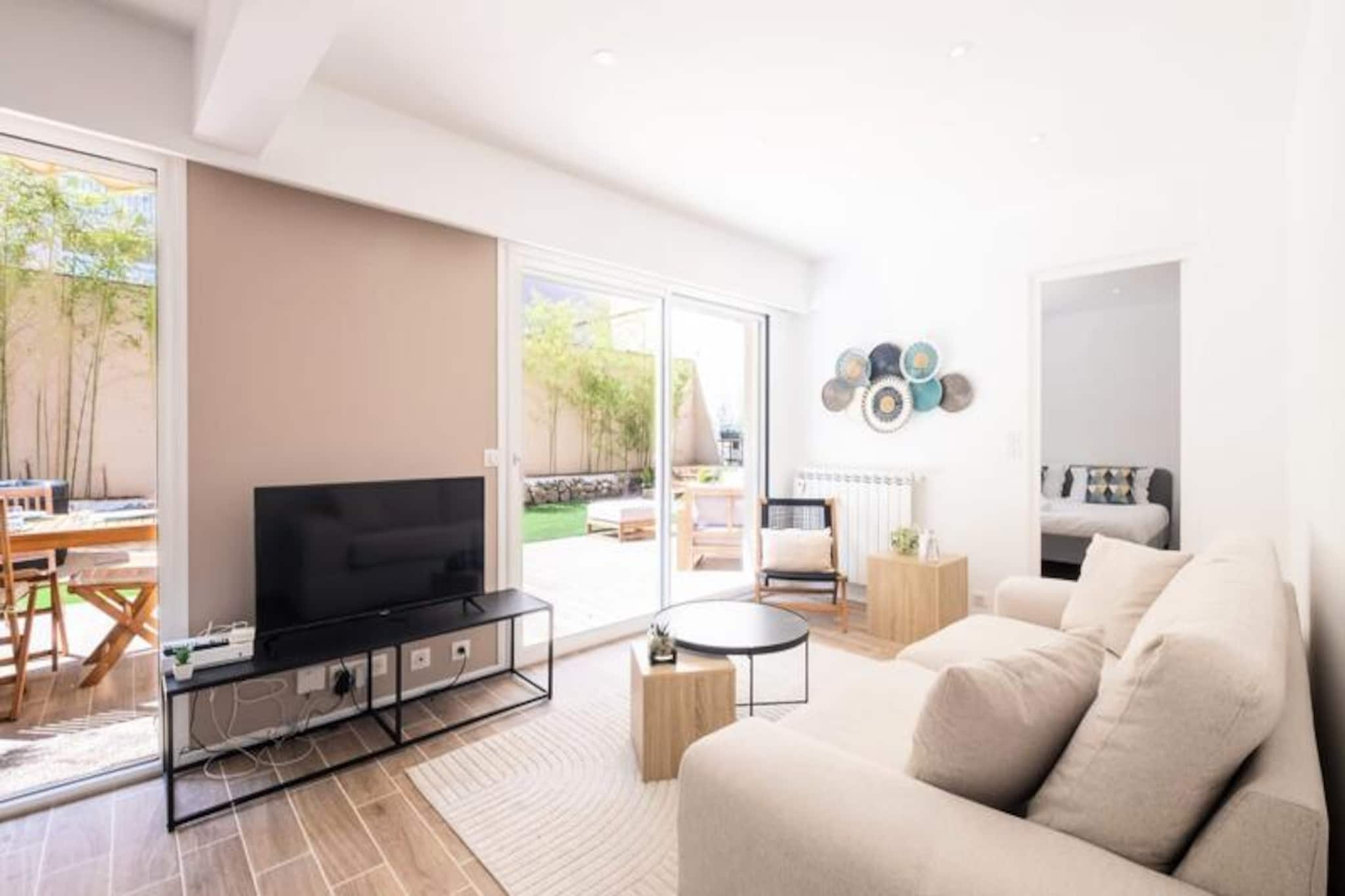 Résidence  3p Avec Jardin Près De La Croisette