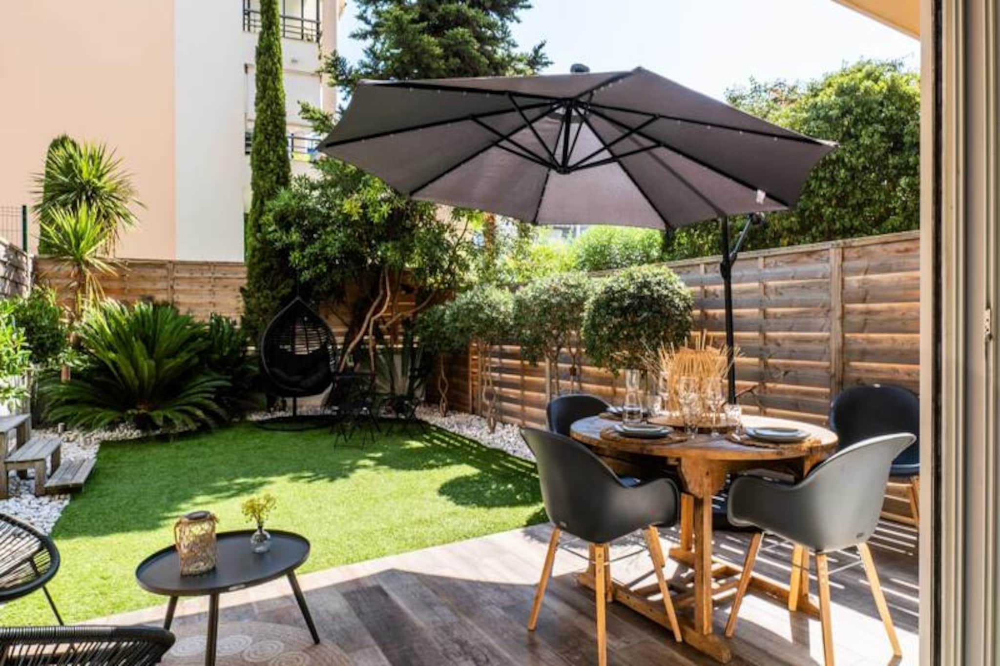 Résidence 2p Cozy Avec Jardin En Plein Coeur Du Palm Beach