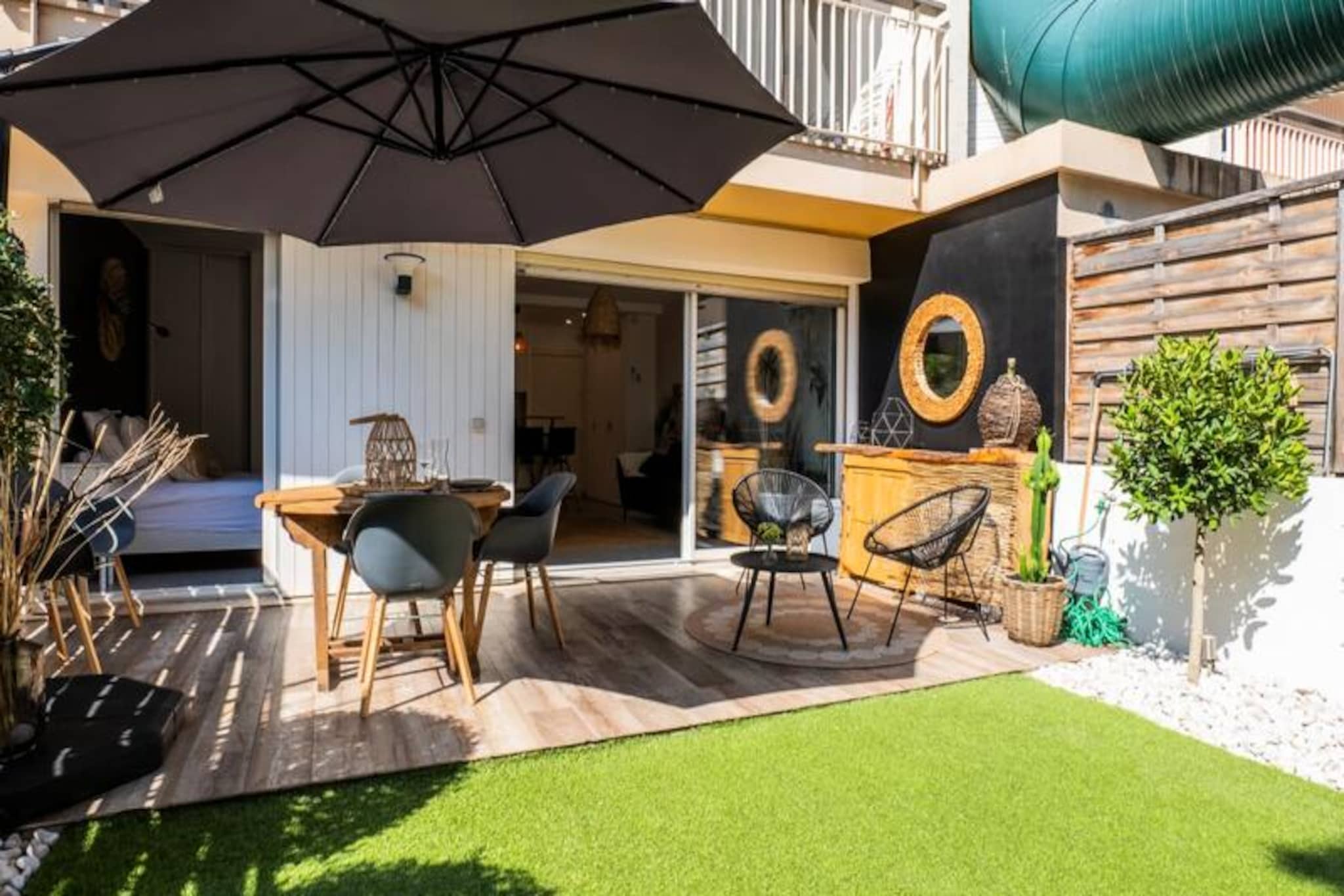 Résidence 2p Cozy Avec Jardin En Plein Coeur Du Palm Beach-Non tagué