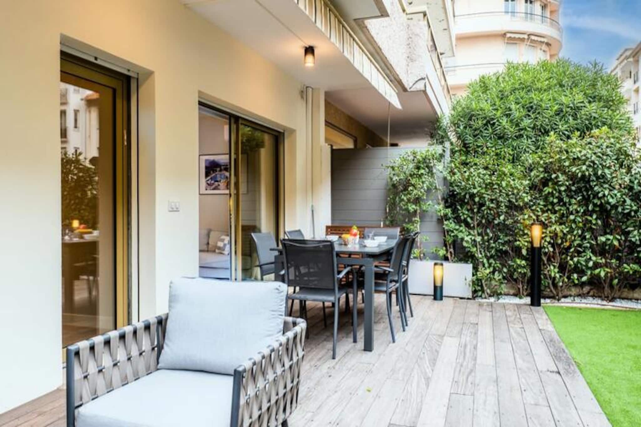 Résidence 3p Centre-ville Avec Jardin, 1min De La Croisette-Niet-getagd