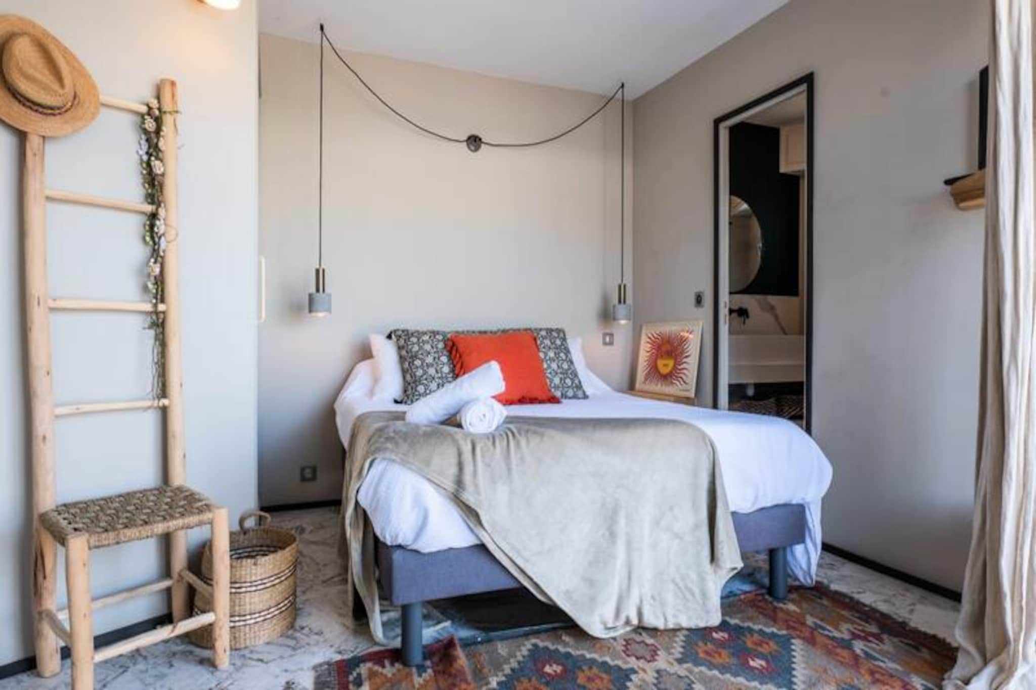 Résidence 3p Rooftop Palm Beach, Plages à 2min à Pied