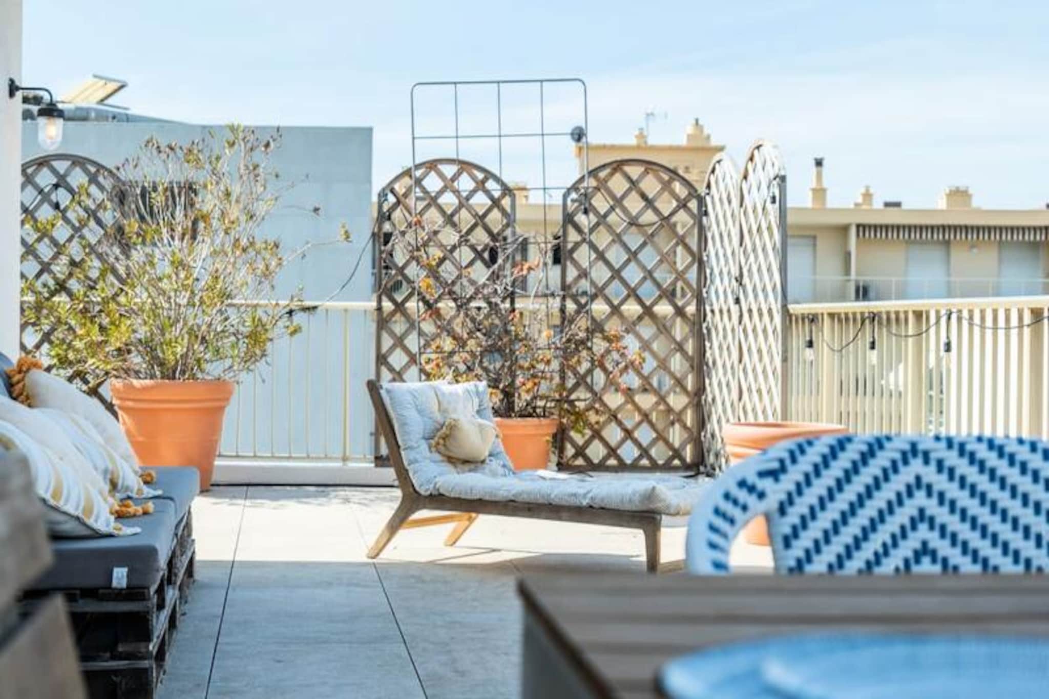 Résidence 3p Rooftop Palm Beach, Plages à 2min à Pied-Nicht zugeordnet