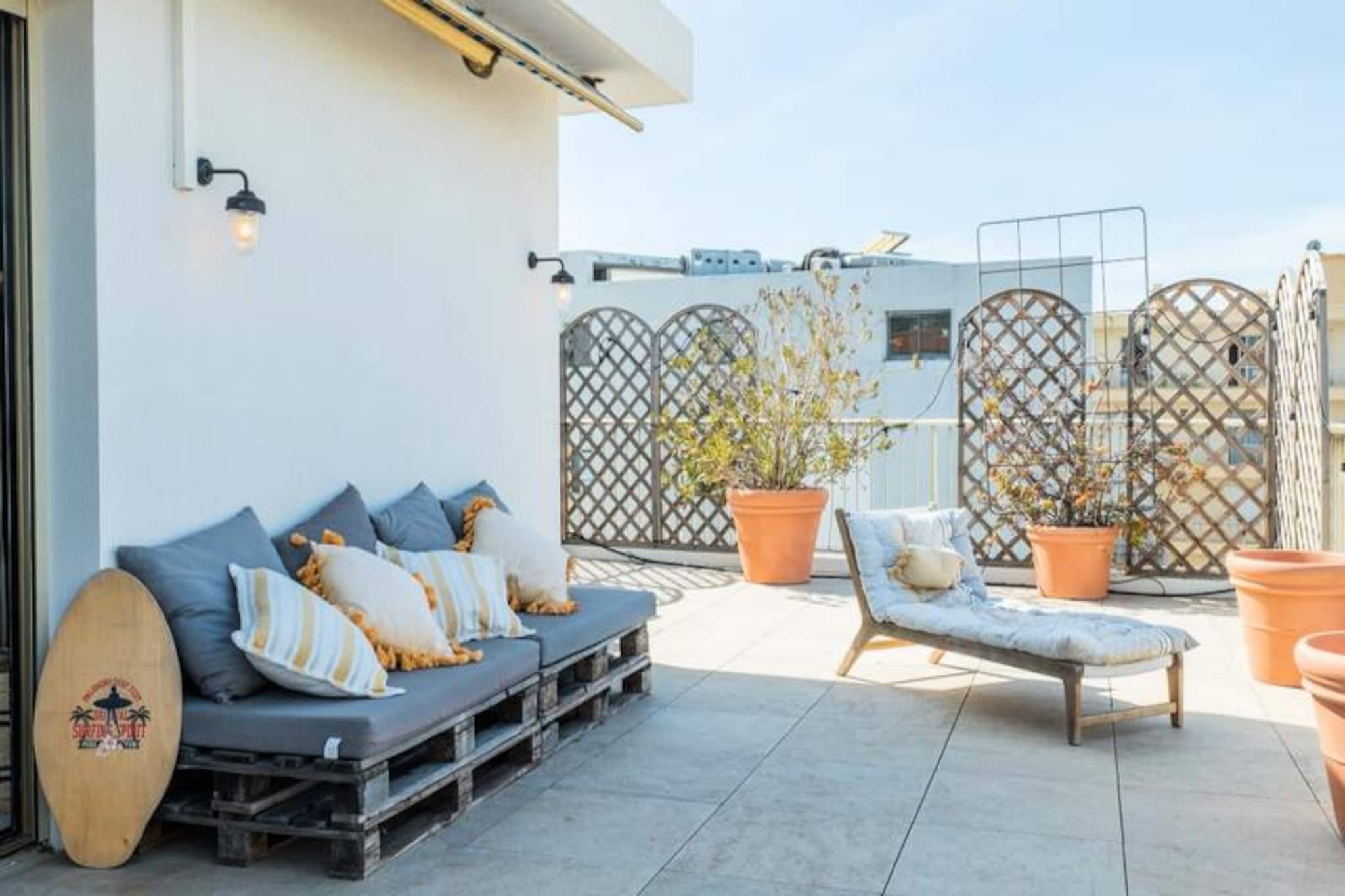 Résidence 3p Rooftop Palm Beach, Plages à 2min à Pied-Nicht zugeordnet