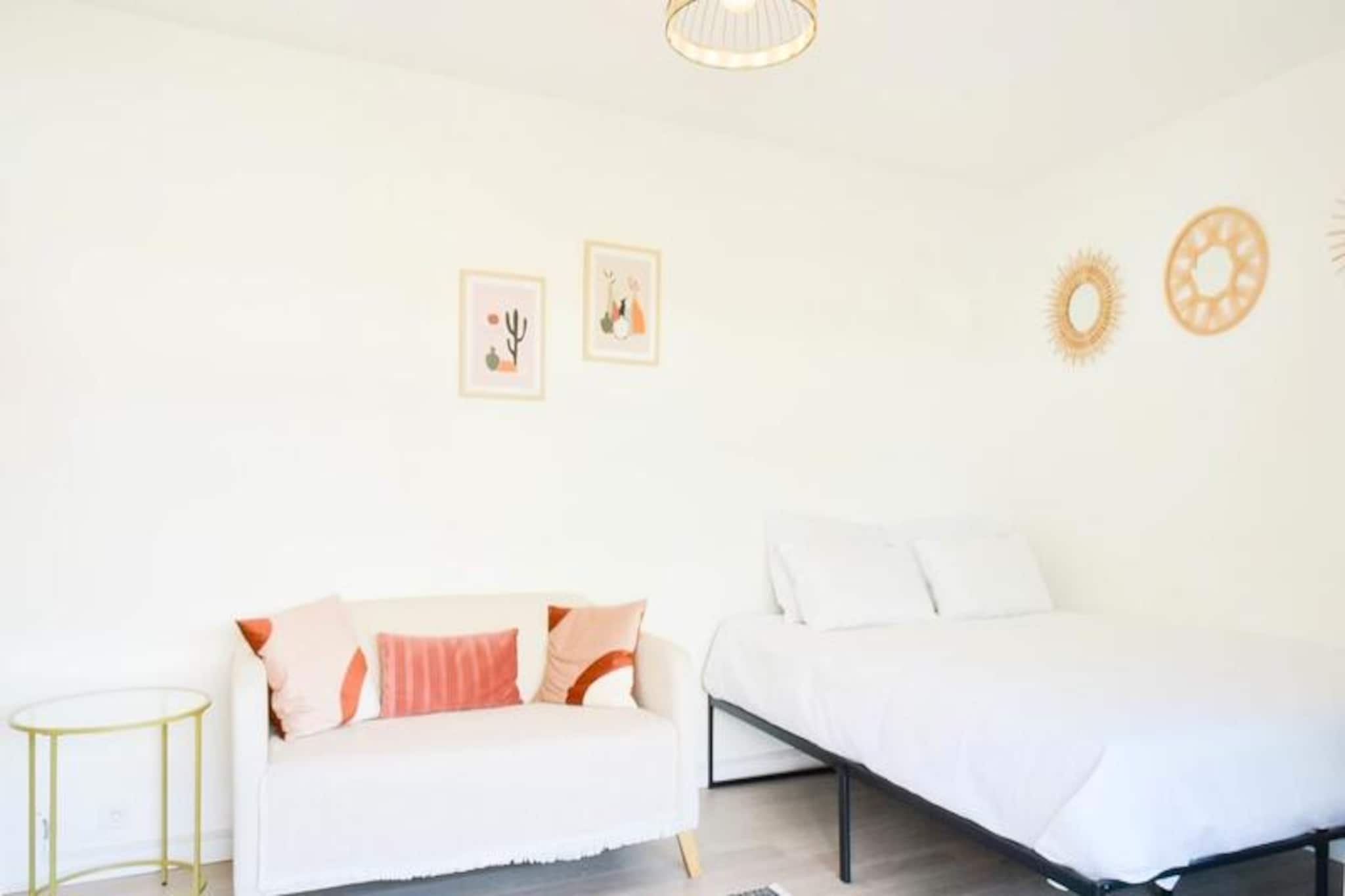 Résidence Palm Beach Studio Avec Terrasse A 150m Des Plages-Untagged