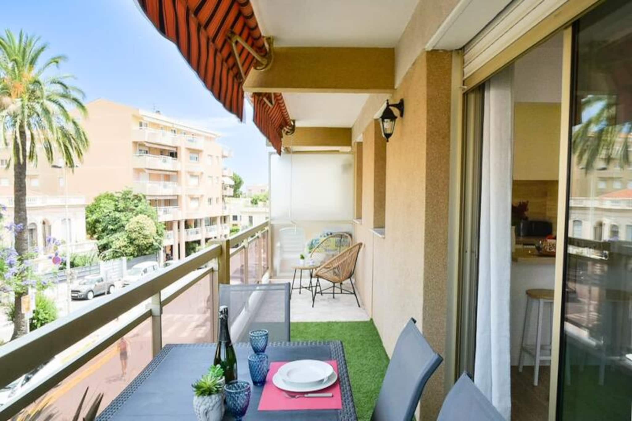 Résidence Palm Beach Studio Avec Terrasse A 150m Des Plages-Untagged