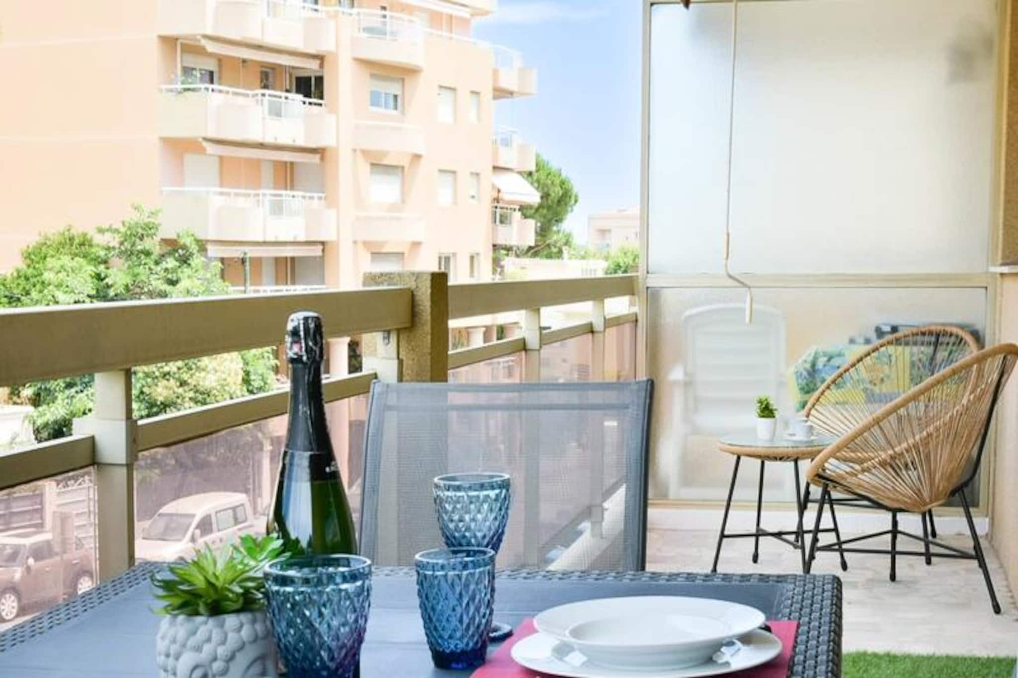 Résidence Palm Beach Studio Avec Terrasse A 150m Des Plages-Untagged