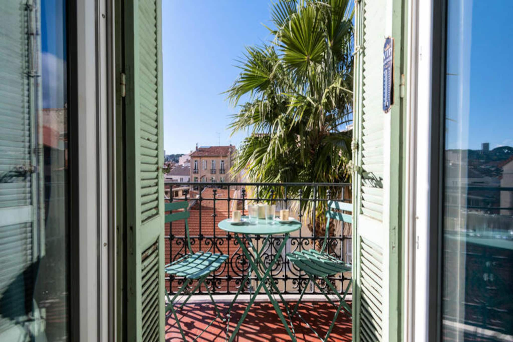 Résidence 3p Avec Balcons, 3min Du Palais Des Congrès