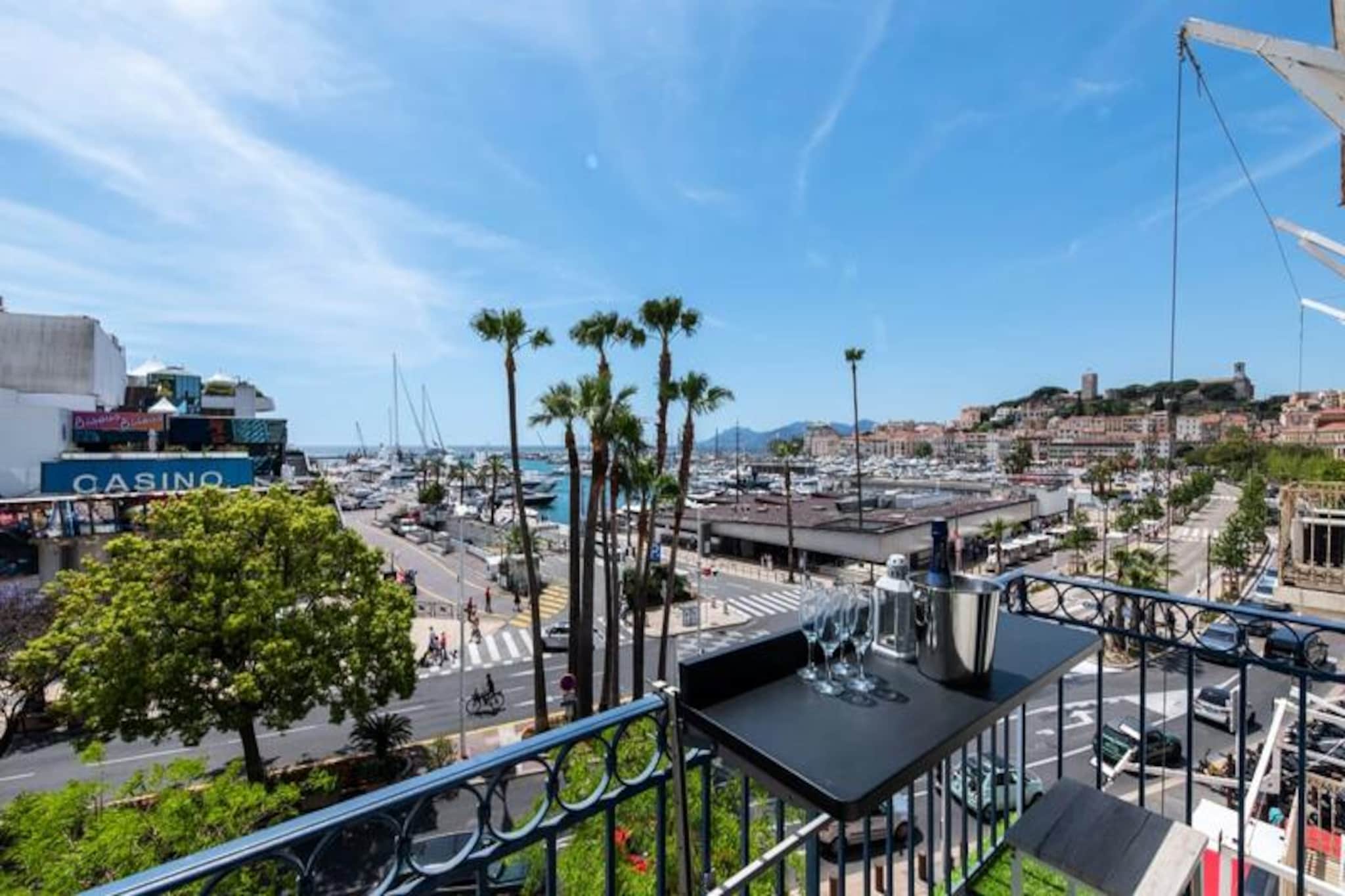 Apartment in Cannes with Sea & Port Views