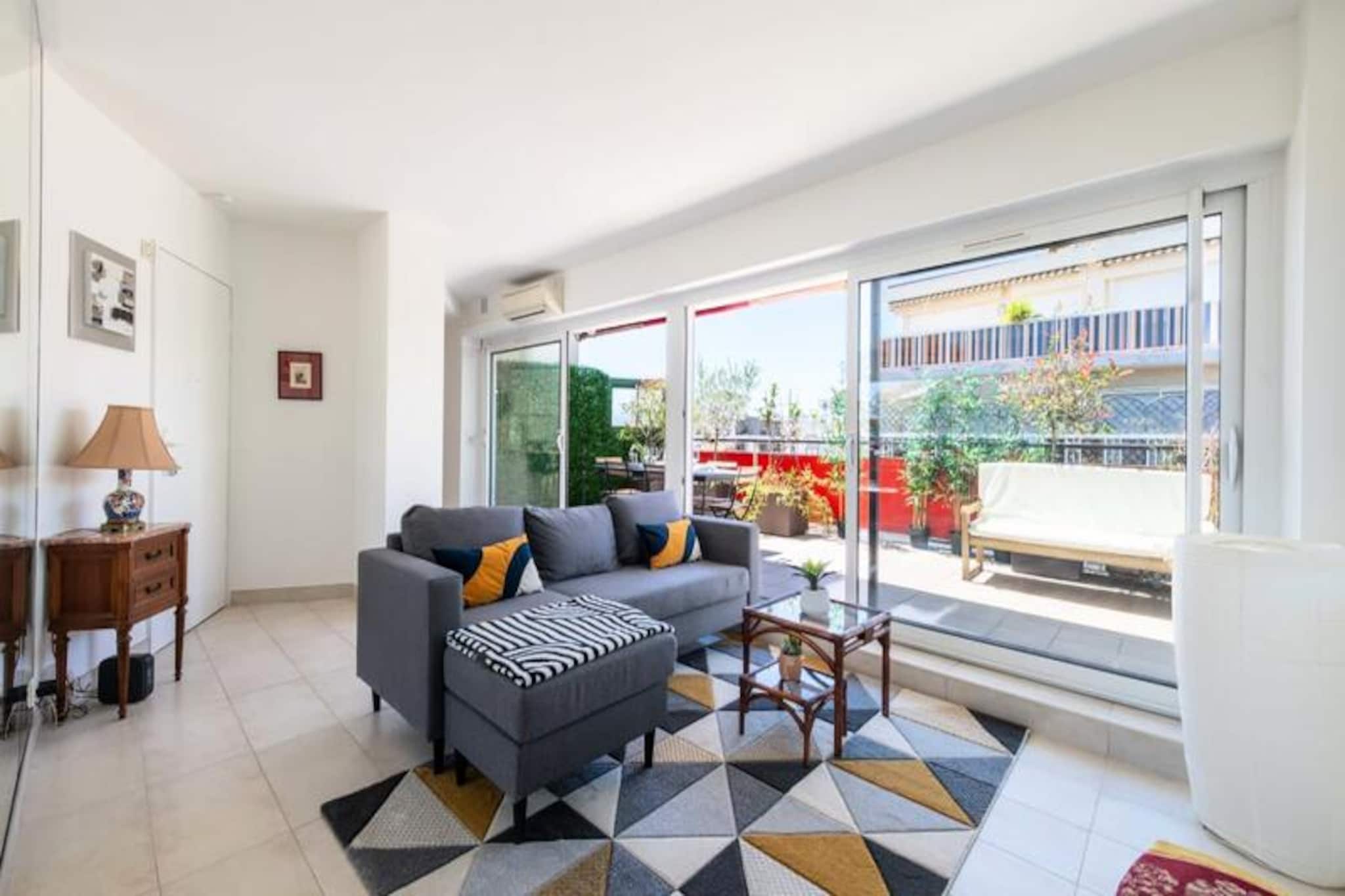 Résidence 2p Terrasse Cannes– Pointe Croisette-Non tagué