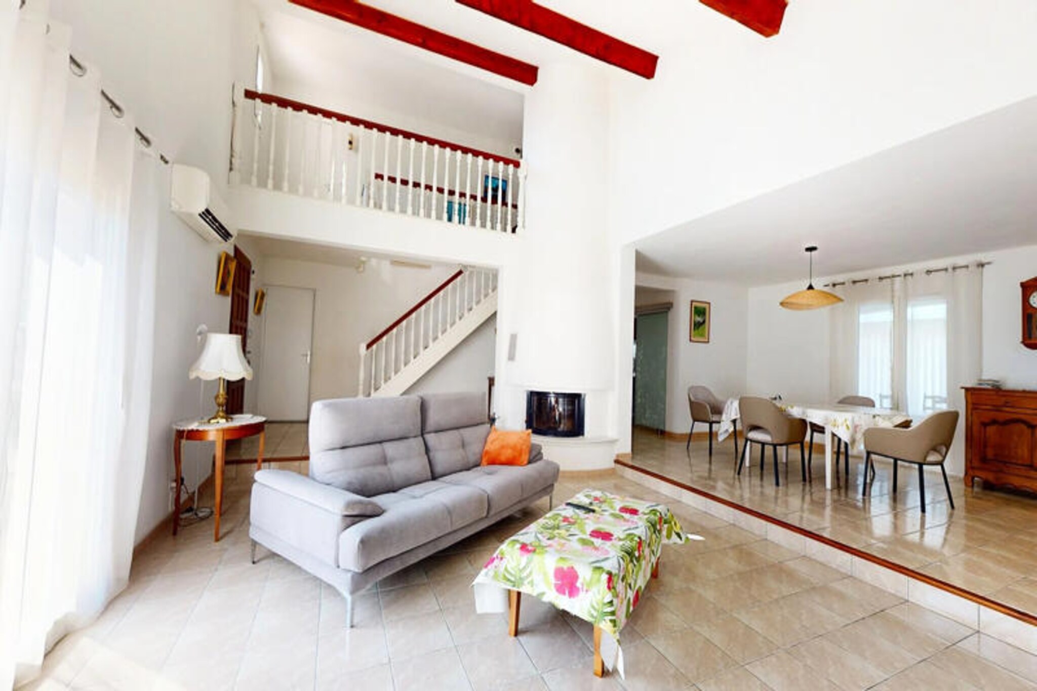 In the charming coastal town of Canet-en-Roussillon, this spacious and modern holiday home promises an unforgettable retreat for families or groups of friends. With its warm Mediterranean ambiance and proximity to the golden sands of the French Riviera, this property offers the perfect blend of relaxation and adventure. Imagine waking up to the gentle sea breeze and planning your day around the nearby beach, just 1.1 km away. \n\nThe house comfortably accommodates up to eight guests across four well-appointed bedrooms, featuring three double beds and a sofa bed. Designed with comfort and convenience in mind, the interior boasts a fully equipped modern kitchen with high-end appliances, including a refrigerator, dishwasher, oven, and coffee maker. Air conditioning throughout ensures a pleasant stay, while two bathrooms and two toilets provide ample space for everyone. Stay connected with complimentary WiFi, making it easy to share your holiday moments. \n\nStep outside to discover a private, enclosed garden spanning 368 m², complete with a sunny terrace ideal for al fresco dining or simply unwinding with a good book. The property’s location is equally appealing, with a supermarket just 1.4 km away and all essential amenities within easy reach. Whether you’re exploring the vibrant local markets, indulging in fresh seafood, or enjoying water sports along the coast, this home is your gateway to the best of Canet-en-Roussillon. \n\nThis property’s thoughtful design and prime location make it an idyllic choice for a relaxing getaway. With the sparkling Mediterranean at your doorstep and the comforts of home at your fingertips, your perfect holiday awaits. Please note that pets and smoking are not permitted, ensuring a clean and serene environment for all guests.