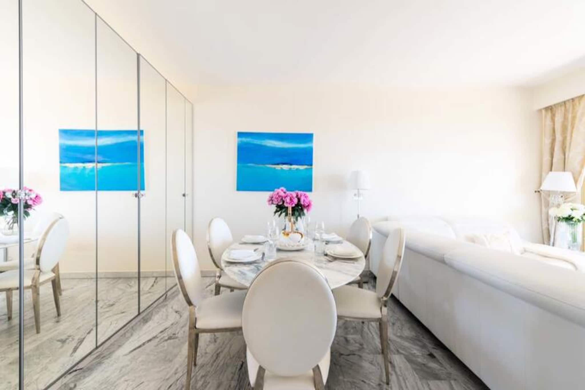 Résidence Spacieux 2p Vue Mer – Résidence Avec Piscine, Cannes-Niet-getagd