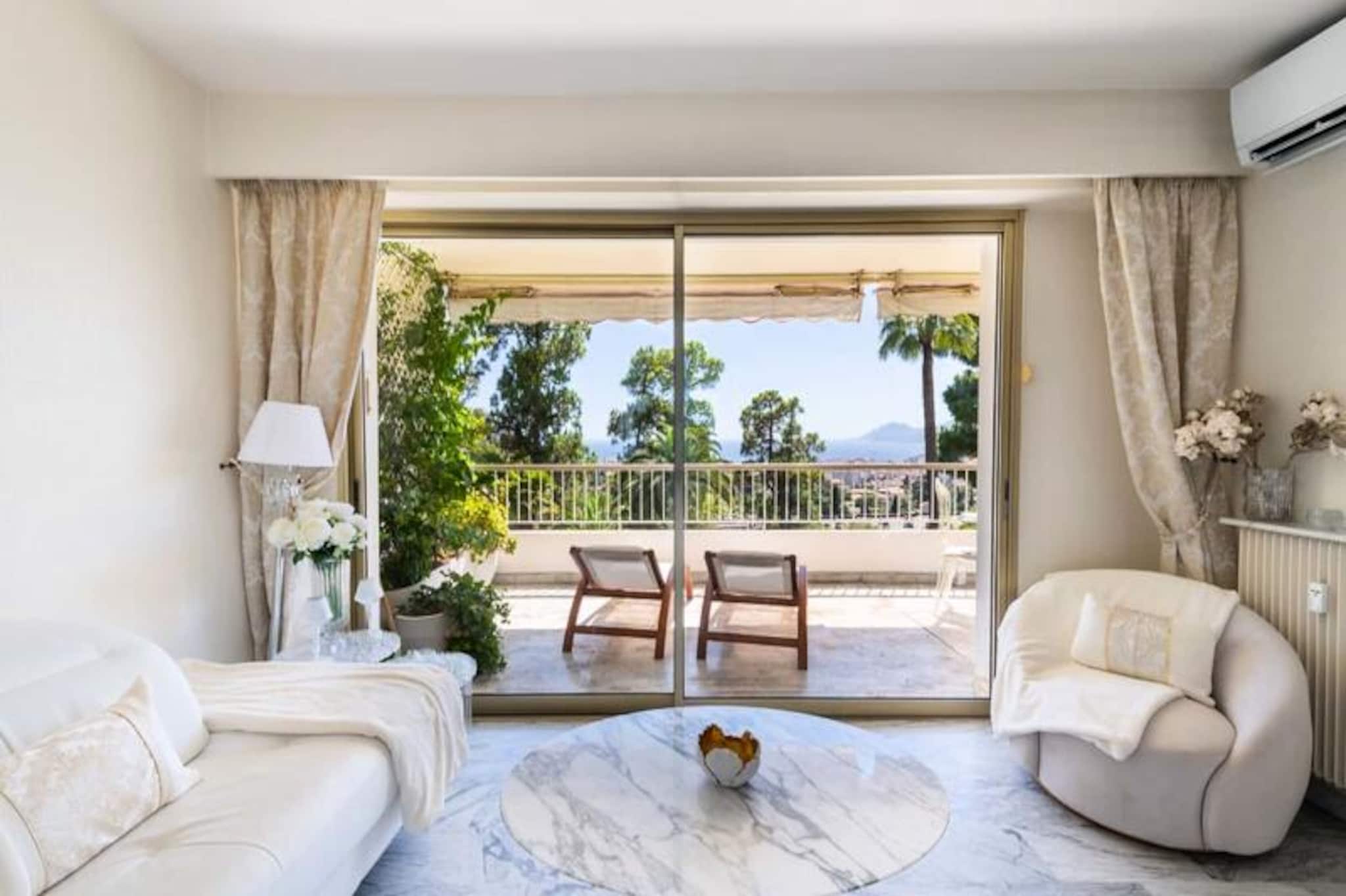 Résidence Spacieux 2p Vue Mer – Résidence Avec Piscine, Cannes-Niet-getagd