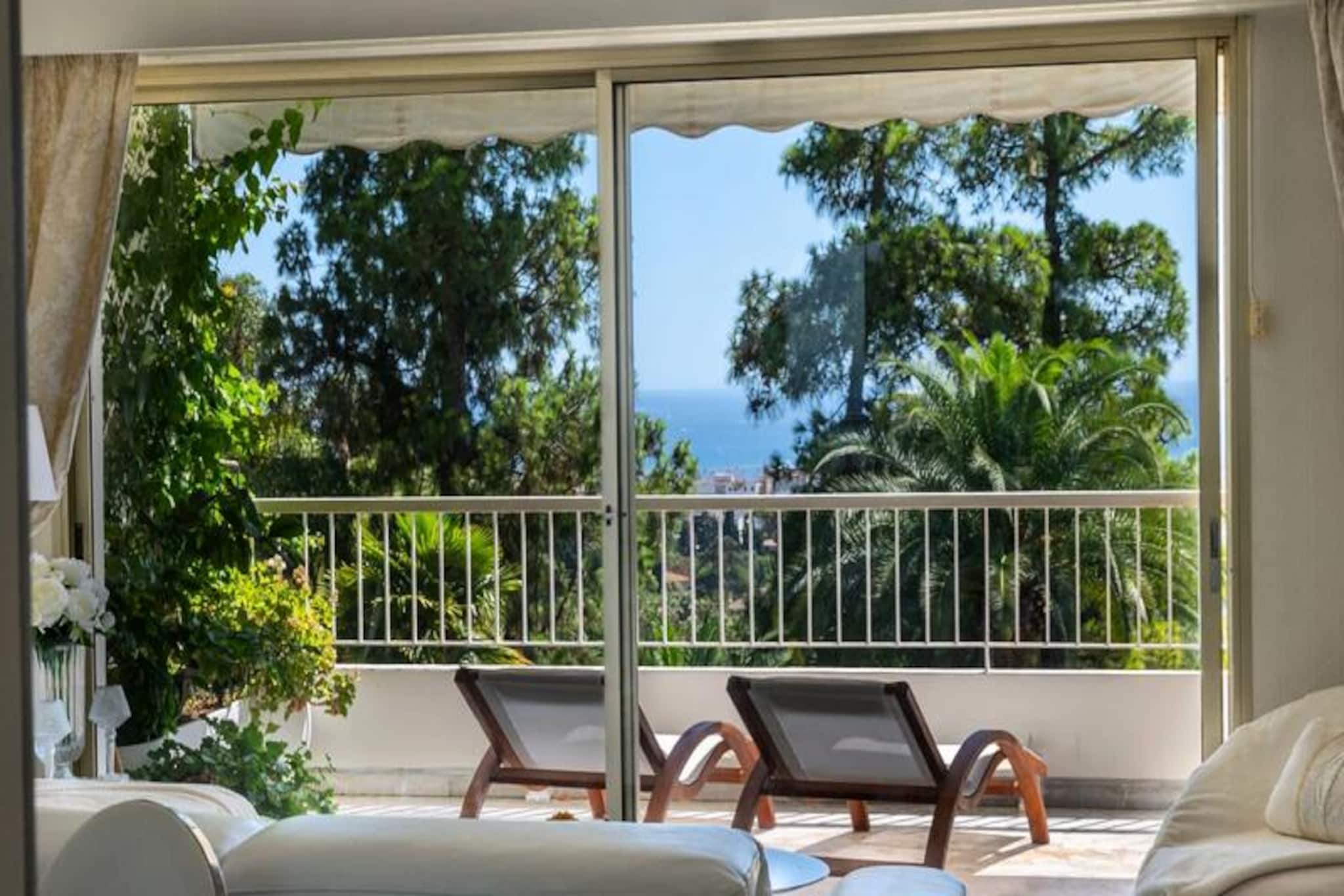 Résidence Spacieux 2p Vue Mer – Résidence Avec Piscine, Cannes-Niet-getagd