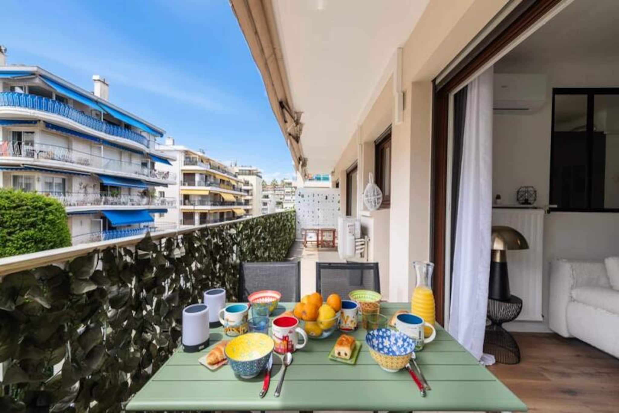 Résidence 2p Terrasse – Palm Beach, Proche Plages