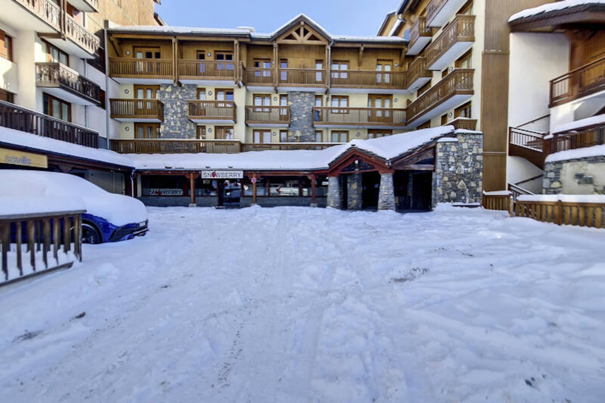 Where the majestic peaks of Val d'Isère meet the charm of alpine living, this delightful 2-room apartment in the sought-after Rond Point des Pistes district offers a perfect retreat for mountain enthusiasts. With ski-in/ski-out access and a west-facing balcony that frames the breathtaking Bellevarde face, this residence immerses you in the beauty and excitement of the French Alps. Whether you're here for thrilling winter sports or sunlit summer hikes, every moment promises unforgettable memories.
Step into a cozy and well-appointed space designed for up to four guests. The living room, featuring a comfortable sofa bed, invites you to unwind after a day on the slopes, while the dining area and fully equipped kitchen make shared meals a pleasure. The separate bedroom with two single beds ensures restful nights, and the modern bathroom with a bathtub and shower adds a touch of luxury. With thoughtful amenities like a washing machine, Wi-Fi, and Orange TV, your stay is as convenient as it is comfortable.
Located just 500 meters from the resort center and shops, everything you need is within easy reach, including free shuttle buses for effortless exploration. The residence also offers a ski locker and a private parking space, ensuring a seamless experience from start to finish. In winter, take advantage of exclusive discounts on Tignes and Val d'Isère ski passes, while summer opens up a world of alpine adventures and scenic trails.
Whether you're drawn by the allure of pristine slopes or the tranquility of mountain vistas, this apartment is your gateway to the best of Val d'Isère. Let the crisp alpine air and golden sunsets over Bellevarde create the backdrop for your perfect getaway.