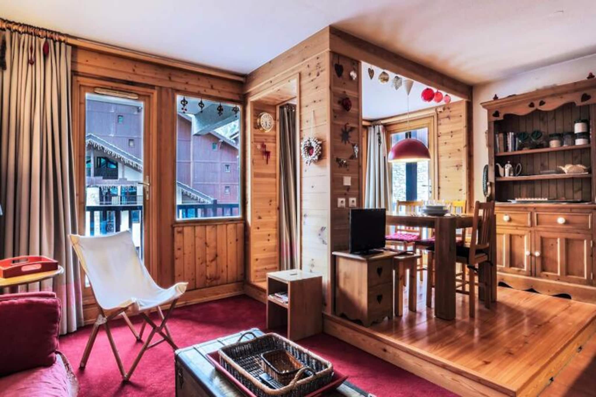 Comfortable apartment at the foot of the slopes, covered parking