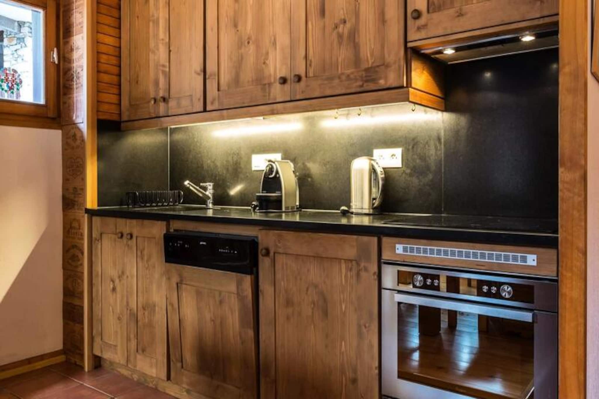 Comfortable apartment at the foot of the slopes, covered parking