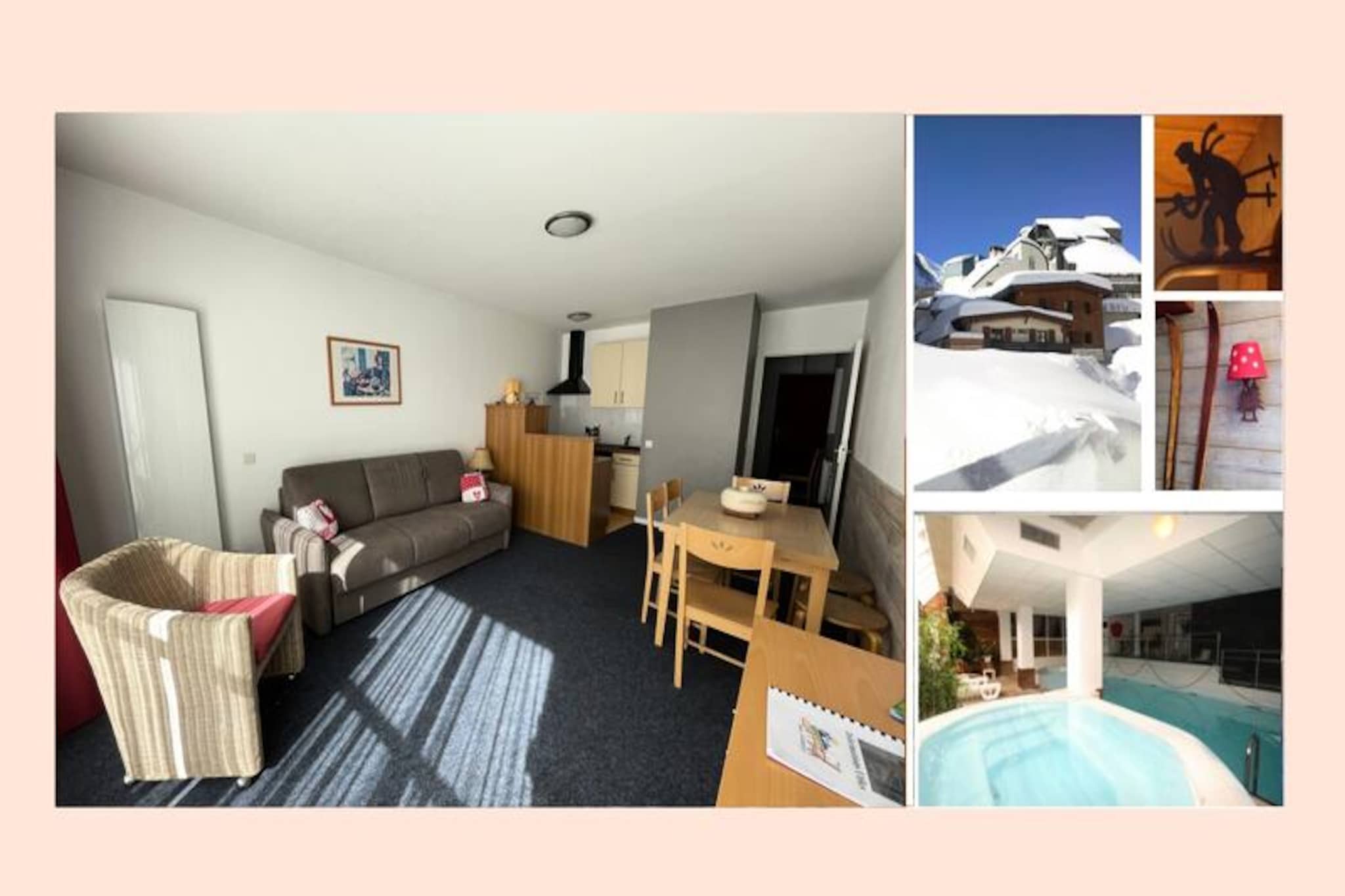 Apartment in Gourette with Heated Pool