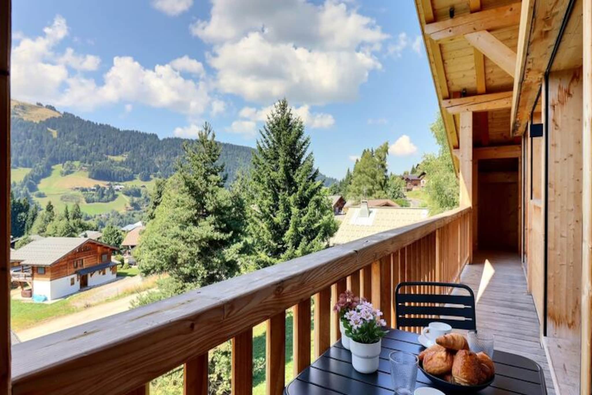 Imagine waking up to the serene beauty of the French Alps, where the majestic Mont Chéry and the charming village of Les Gets unfold before your eyes. This luxurious chalet, nestled in the prestigious Chavannes area, offers an unparalleled alpine retreat in the heart of the Portes du Soleil, Europe’s largest ski area. Whether blanketed in snow or bathed in summer sunshine, this destination promises unforgettable moments for families, adventurers, and relaxation seekers alike.
Step inside and discover a haven of comfort and elegance. The chalet accommodates up to 10 guests across five beautifully appointed bedrooms, each with its own private bathroom. The warm and inviting living area, complete with a wood-burning stove, is the perfect spot to gather after a day of exploring the slopes or trails. The fully equipped kitchen and spacious dining area make it easy to share meals and create lasting memories. For ultimate relaxation, the wellness area on the lower level features a heated indoor pool, a sauna, and a hammam, offering a private spa experience with direct access to the garden.
Conveniently located just 100 meters from a shuttle stop, guests have easy access to the slopes and mountain biking trails of Les Chavannes. In addition, the chalet offers covered parking for two cars and space for two more vehicles at the entrance. Beyond skiing, Les Gets transforms into a summer paradise with activities like hiking, mountain biking, golf, and water sports on nearby Lake Montriond. The village itself, with its \