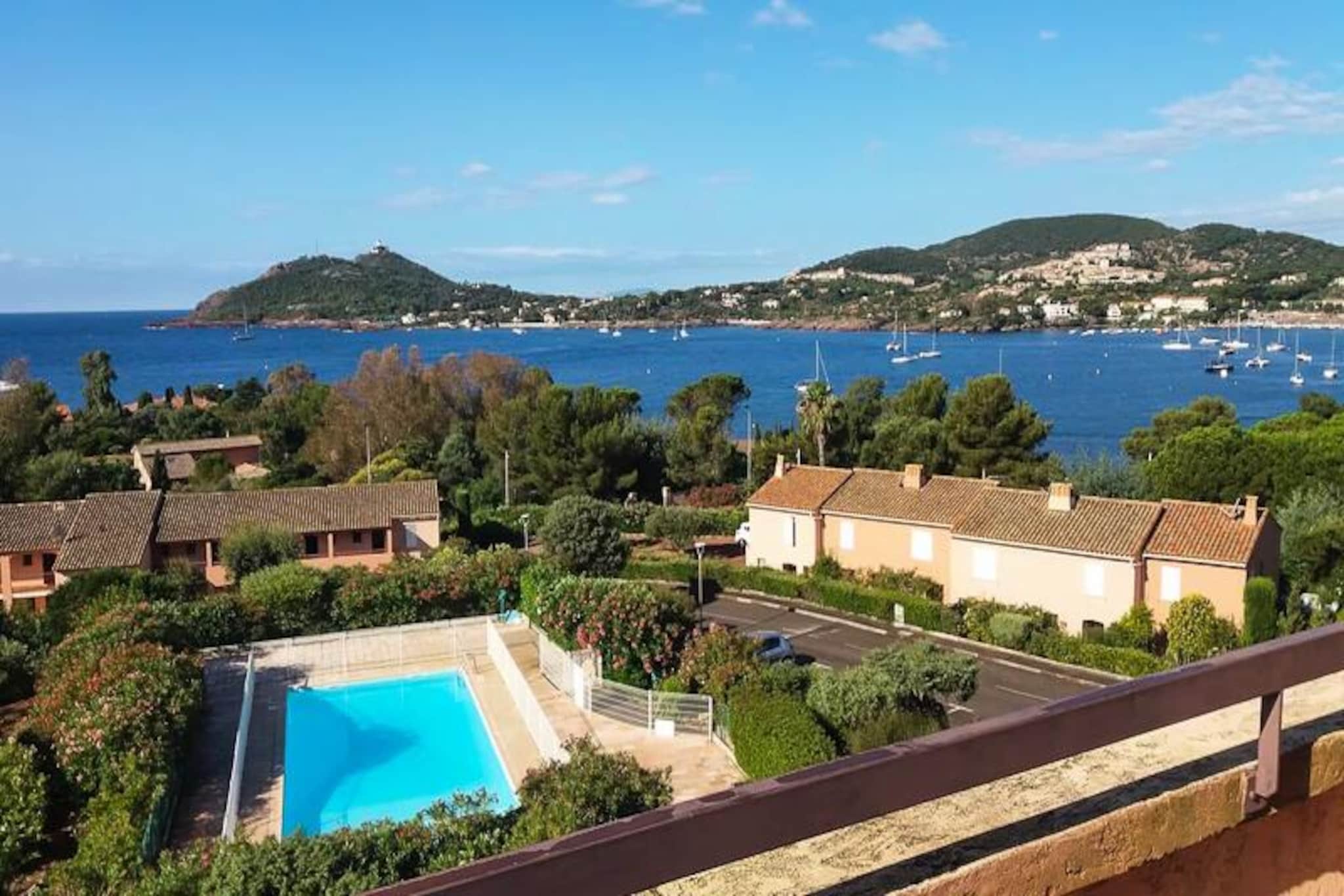 Apartment in Agay with Sea & Pool Views
