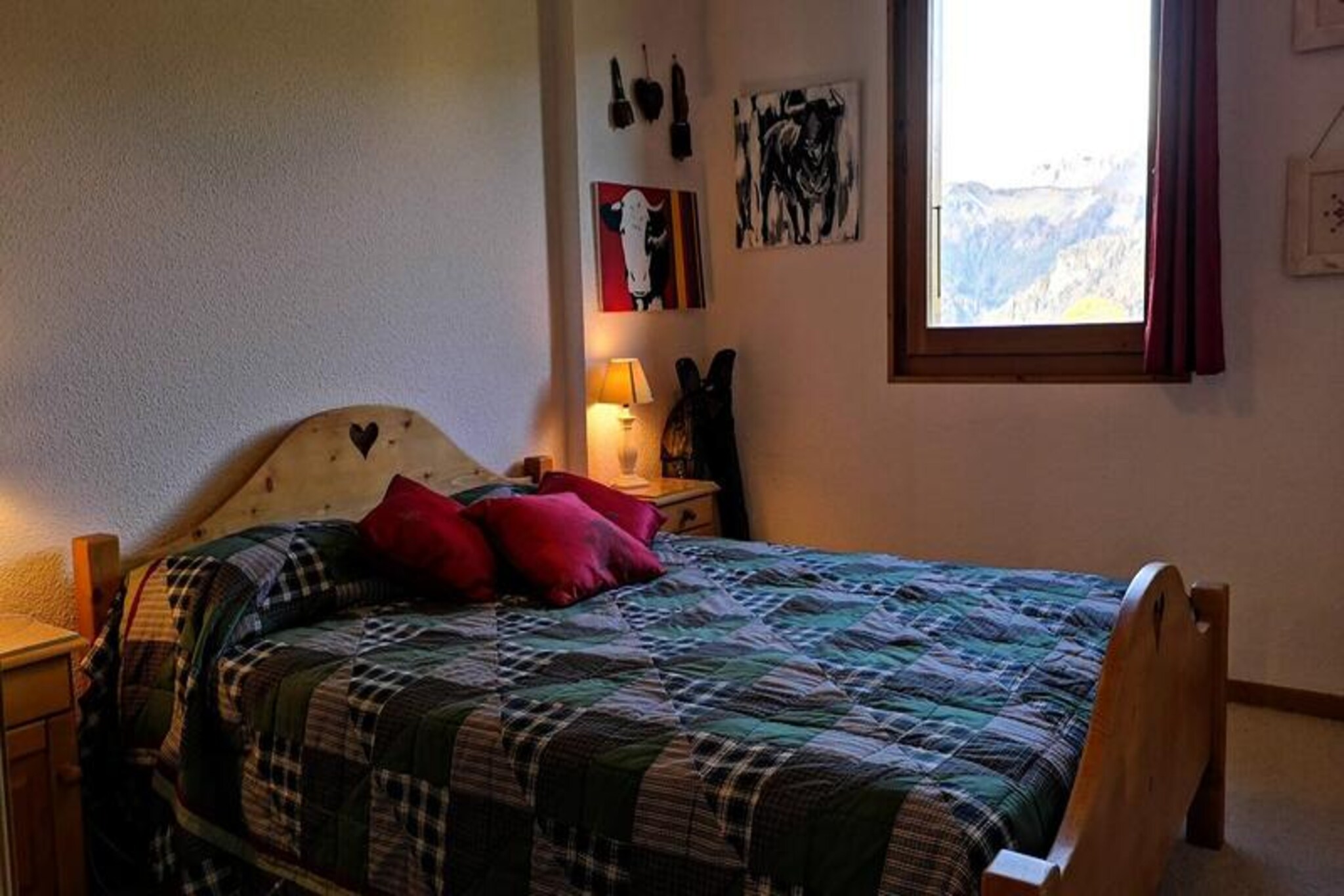 Step into the heart of the French Alps and discover this charming ground-floor holiday apartment, where comfort meets convenience in a picturesque mountain setting. Perfectly situated just 550 meters from the ski slopes and the renowned ESF ski school, this cozy retreat offers an ideal base for families and friends seeking alpine adventures. The nearby village center, only 400 meters away, invites you to explore its charming shops, restaurants, and après-ski delights. \n\nInside, the 42m² apartment is thoughtfully designed to accommodate up to six guests. The entrance hall features two bunk beds (note: the upper bunk is not suitable for children under six), while the main bedroom offers a comfortable double bed. The living room, complete with a sofa bed, provides a warm and inviting space to relax after a day on the slopes. A fully equipped kitchenette allows for easy meal preparation, and the private balcony is the perfect spot to enjoy a morning coffee or an evening glass of wine while taking in the crisp mountain air. Additional amenities include a ski locker and access to an unreserved outdoor parking space. \n\nBeyond the apartment, the surrounding area is a haven for outdoor enthusiasts. Whether you're skiing down powdery slopes in winter or hiking through lush alpine trails in summer, there's no shortage of activities to enjoy. For those traveling with little ones, the proximity to the ESF ski school is a major plus. After a day of adventure, unwind in the village with its cozy cafés and traditional French cuisine. \n\nWith its blend of comfort, convenience, and stunning natural beauty, this 2-star tourist accommodation is the perfect choice for your next mountain getaway. Create unforgettable memories in this idyllic alpine escape, where every moment is filled with the magic of the mountains.
