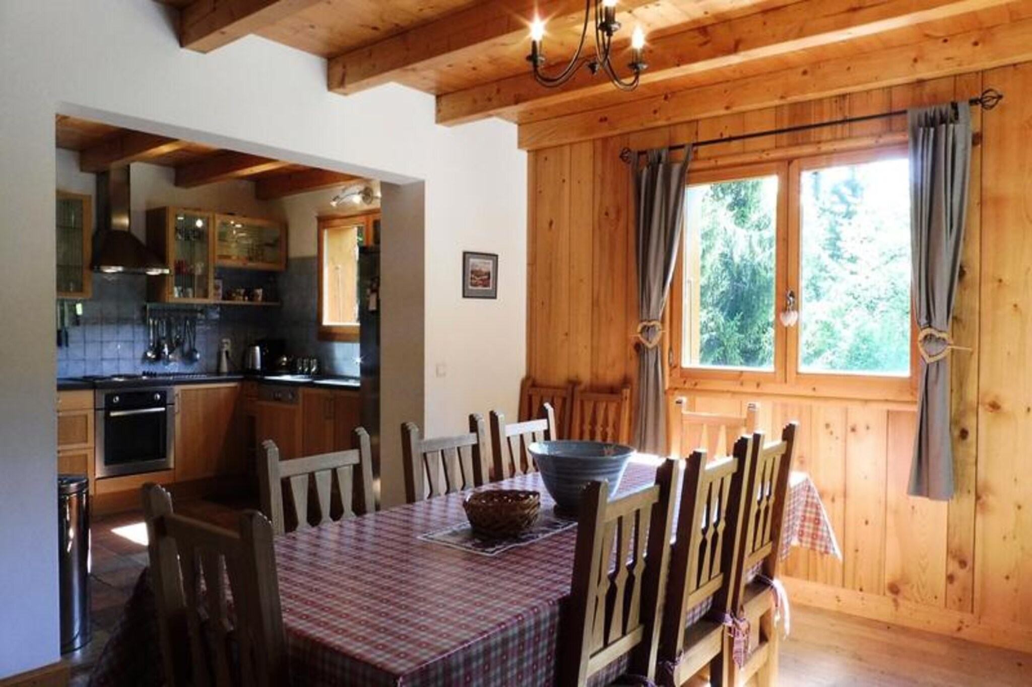 Amid the serene beauty of the French Alps, this charming 200m² wooden chalet offers a tranquil retreat for families and groups seeking an unforgettable mountain escape. Located just 700 meters from the Reys ski lift and 2 km from the heart of Crest-Voland, it perfectly balances seclusion with convenience, making it an ideal base for both winter sports enthusiasts and summer adventurers. The chalet exudes rustic elegance, blending traditional alpine charm with modern comforts to create a warm and inviting atmosphere.
Spread across three levels, the chalet is thoughtfully designed to accommodate up to 12 guests. On the first floor, a spacious living room with cozy seating invites you to unwind after a day on the slopes, while the open-plan kitchen and dining area are perfect for sharing meals and stories. The ground floor features three double bedrooms, a twin bedroom, a bathroom with a toilet, a shower room with a toilet, and a practical laundry room. The mezzanine level on the second floor adds flexibility with a sofa bed, two single beds, and an additional bathroom with a toilet. Essential amenities such as Wi-Fi, a ski locker, and private parking ensure a hassle-free stay.
Beyond the chalet, the picturesque village of Crest-Voland offers a quintessential alpine experience with its charming shops, restaurants, and the renowned ESF ski school. In winter, the nearby Espace Diamant ski area promises endless snowy adventures, while summer unveils lush hiking trails, mountain biking routes, and breathtaking vistas. Whether you're carving through fresh powder or enjoying a leisurely picnic in the alpine meadows, this location caters to every season.
With linens, towels, and end-of-stay cleaning included, this chalet provides the perfect combination of comfort and convenience. Let the French Alps be the backdrop to your next unforgettable holiday, where every moment is steeped in natural beauty and alpine charm.