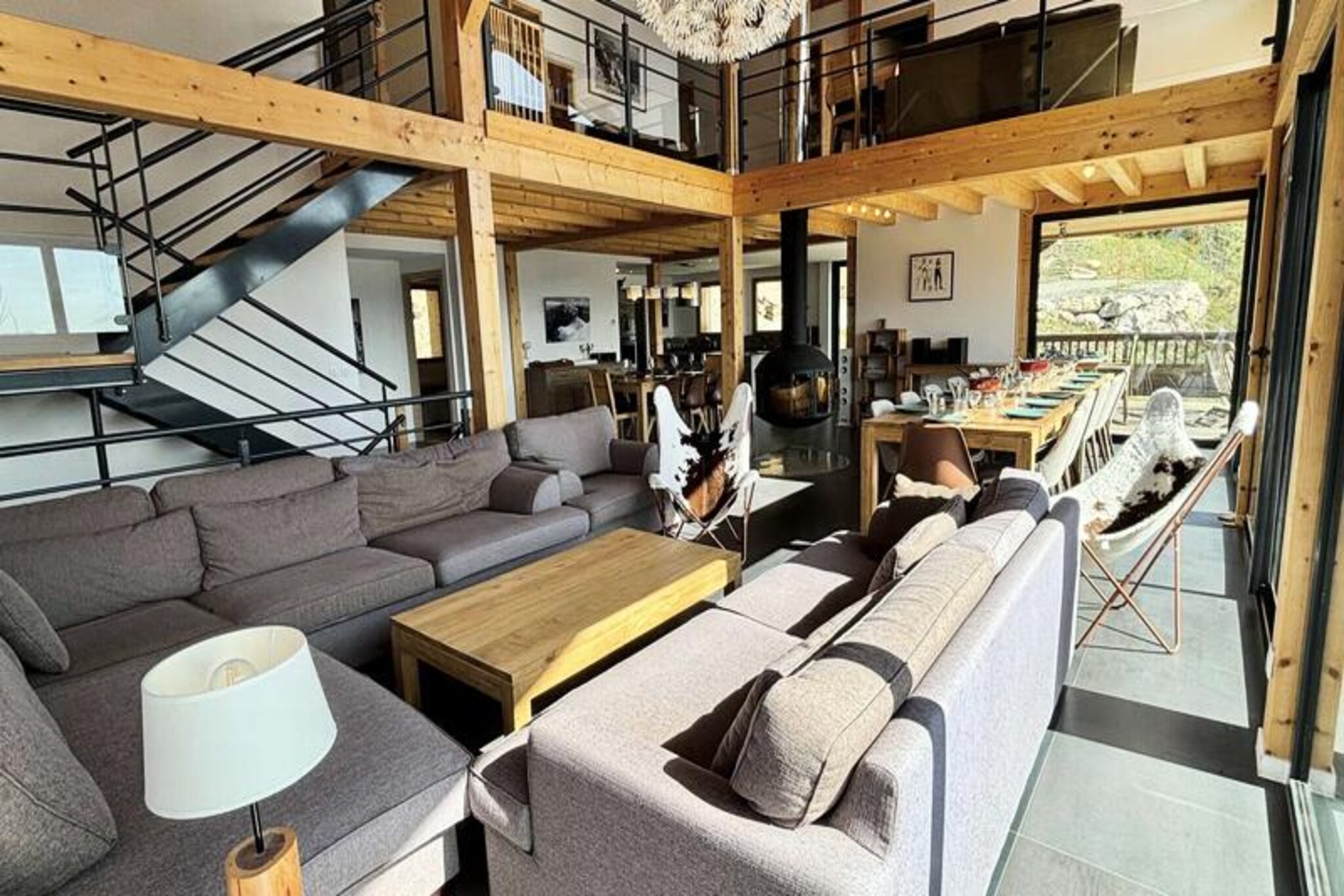 Chalet in Notre-Dame with Sauna & Jacuzzi
