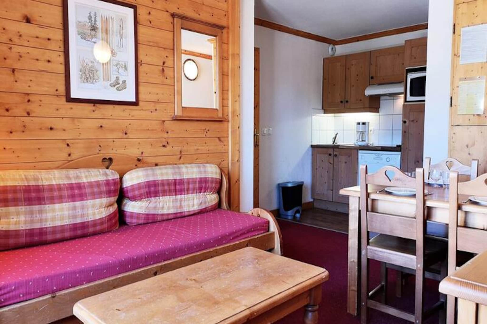 In the heart of the picturesque French Alps, this charming 40m² holiday apartment offers a cozy retreat for those seeking both adventure and relaxation. Situated on the second floor with elevator access, it combines modern convenience with alpine charm, making it the perfect base for your mountain getaway. Whether you're visiting in winter for the pristine slopes or in summer for breathtaking hikes, this location provides an unforgettable experience.
The apartment features a thoughtful layout designed for comfort and functionality. It includes an entrance hall, a shower room, a bedroom with a double bed, a second bedroom with two single beds, a bathroom, and a separate WC. The living room, with its pull-out sofa bed, opens onto a west-facing balcony where you can unwind and soak in the tranquil mountain views. A fully equipped kitchenette allows you to prepare delicious meals after a day of exploration. Guests also benefit from free underground parking, a ski locker, and access to an indoor heated swimming pool. For added relaxation, a sauna is available for a small fee. Bed linen, towels, and end-of-stay cleaning are included, ensuring a hassle-free stay.
Just 50 meters from local shops and 300 meters from the ski school and slopes, the apartment's location is ideal for both convenience and adventure. The nearby village buzzes with alpine charm, offering a variety of dining and shopping options. In winter, the slopes beckon with powdery snow, while summer transforms the area into a haven for hiking and outdoor activities.
Whether you're here to carve through the snow, hike through lush trails, or simply relax and enjoy the serene alpine atmosphere, this apartment offers the perfect setting for creating cherished memories in the heart of the French Alps.