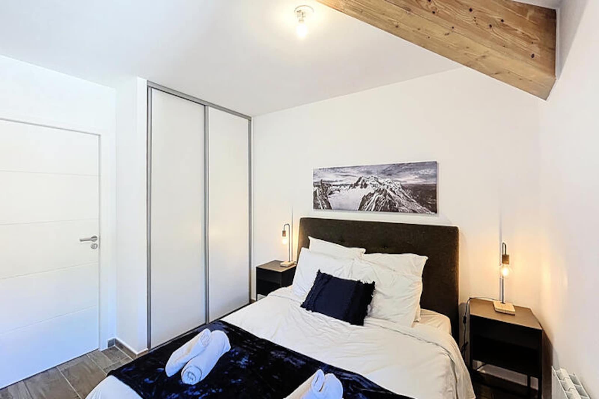 Imagine waking up to the crisp mountain air and stepping out onto your private balcony to take in the breathtaking views of the French Alps. This charming apartment in Les Gets is the perfect retreat for a small family, couple, or group of friends seeking an unforgettable alpine getaway. With its cozy yet modern design, it offers a warm and inviting atmosphere for your mountain holiday, whether you're visiting in the snowy winter or the vibrant summer months.
The apartment comfortably accommodates up to four guests, featuring a serene bedroom with a plush double bed and a convenient double sofa bed in the living room. The fully equipped modern kitchen invites you to prepare delicious meals, while the stylish bathroom with a walk-in shower ensures a refreshing start or end to your day. The living area, bathed in natural light, opens onto a balcony where you can unwind and soak in the panoramic mountain views. Additional amenities such as a ski locker and private parking make your stay seamless and stress-free.
Located just steps from the Perrières chairlift, the apartment provides unparalleled access to the ski slopes, allowing you to hit the powder in minutes. In the summer, the area transforms into a haven for outdoor enthusiasts, with hiking trails and mountain biking routes right at your doorstep. The neighborhood also offers convenient amenities, including a bakery, mini-market, restaurants, and a shuttle stop for easy access to the village center.
Whether you're carving through fresh snow, exploring scenic trails, or simply relaxing with a view, this apartment in Les Gets promises a holiday filled with adventure, comfort, and lasting memories.