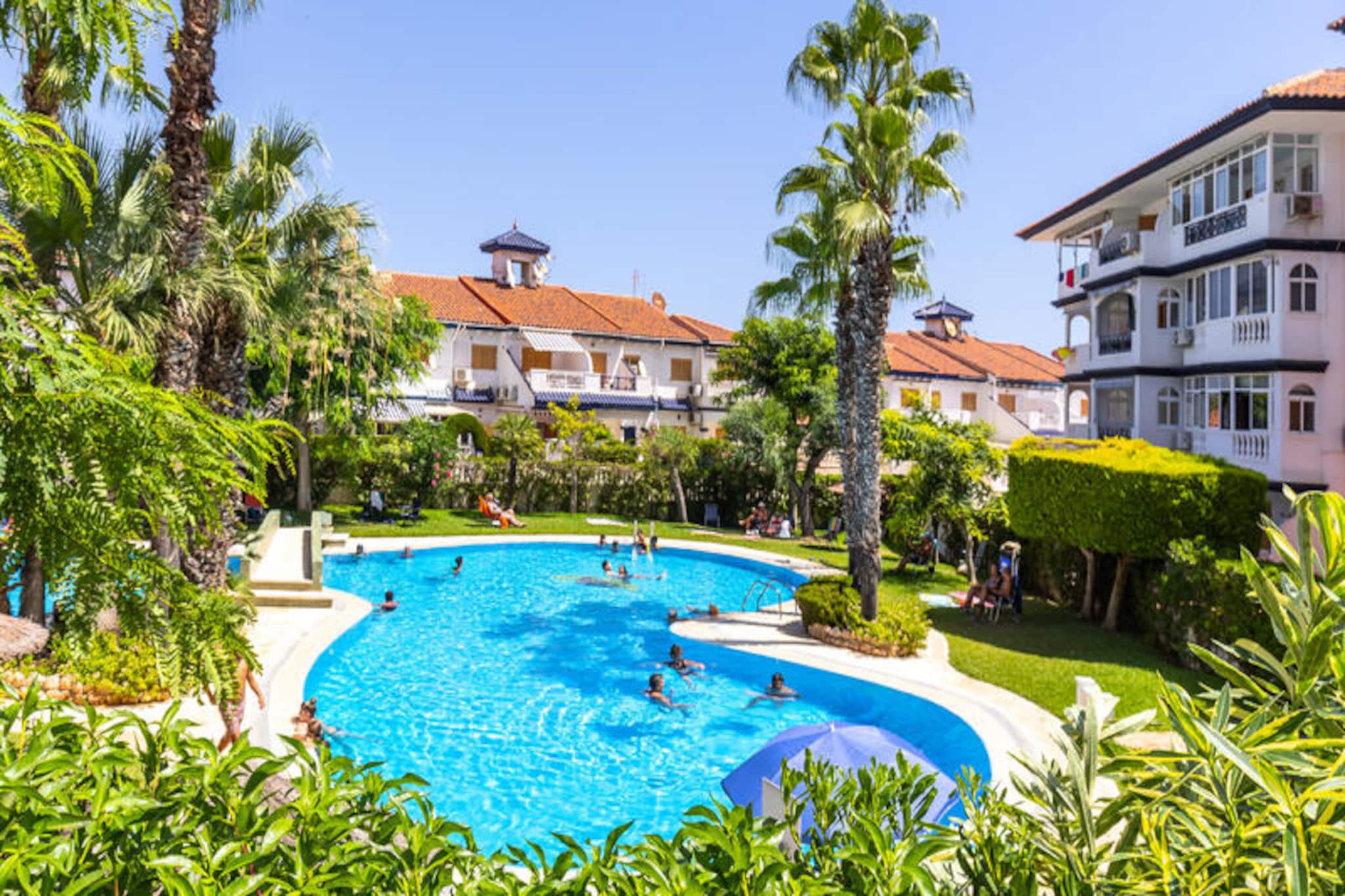 Imagine waking up to the gentle sound of waves and the golden glow of the Mediterranean sun streaming through your window. This charming apartment, located just 500 meters from the pristine sands of La Mata beach, offers the perfect seaside retreat for families and friends. With its tranquil surroundings and family-friendly atmosphere, it’s an ideal escape for those seeking both relaxation and adventure by the sea.
Step inside this cozy 50 m² apartment, thoughtfully designed to accommodate up to four guests. The bright and airy living space features a fully equipped open-plan kitchen with everything you need, from a gas stove and microwave to a coffee maker and juicer, making it easy to prepare meals after a day of exploring. The bedroom offers a peaceful haven, while the modern bathroom with a shower ensures your comfort. Enjoy your morning coffee or evening wine on the private 6 m² terrace, surrounded by lush gardens that create a serene ambiance. Modern amenities such as Wi-Fi, air conditioning in the living room, satellite TV, and a communal swimming pool ensure a comfortable and enjoyable stay.
The apartment’s location is unbeatable. Just a short stroll away, La Mata beach invites you to bask in the sun, take refreshing swims, or enjoy water sports. The surrounding area is perfect for children, with safe play zones and family-friendly activities. Explore the charming local restaurants, shops, and vibrant markets, or take a leisurely walk along the picturesque coastal paths. Whether you’re seeking a peaceful retreat or an active holiday, this apartment places you at the heart of it all.
Create unforgettable memories in this Mediterranean haven, where the sea breeze and warm sunshine promise a rejuvenating escape. Whether it’s a family getaway or a romantic retreat, this La Mata gem is your perfect home by the sea.