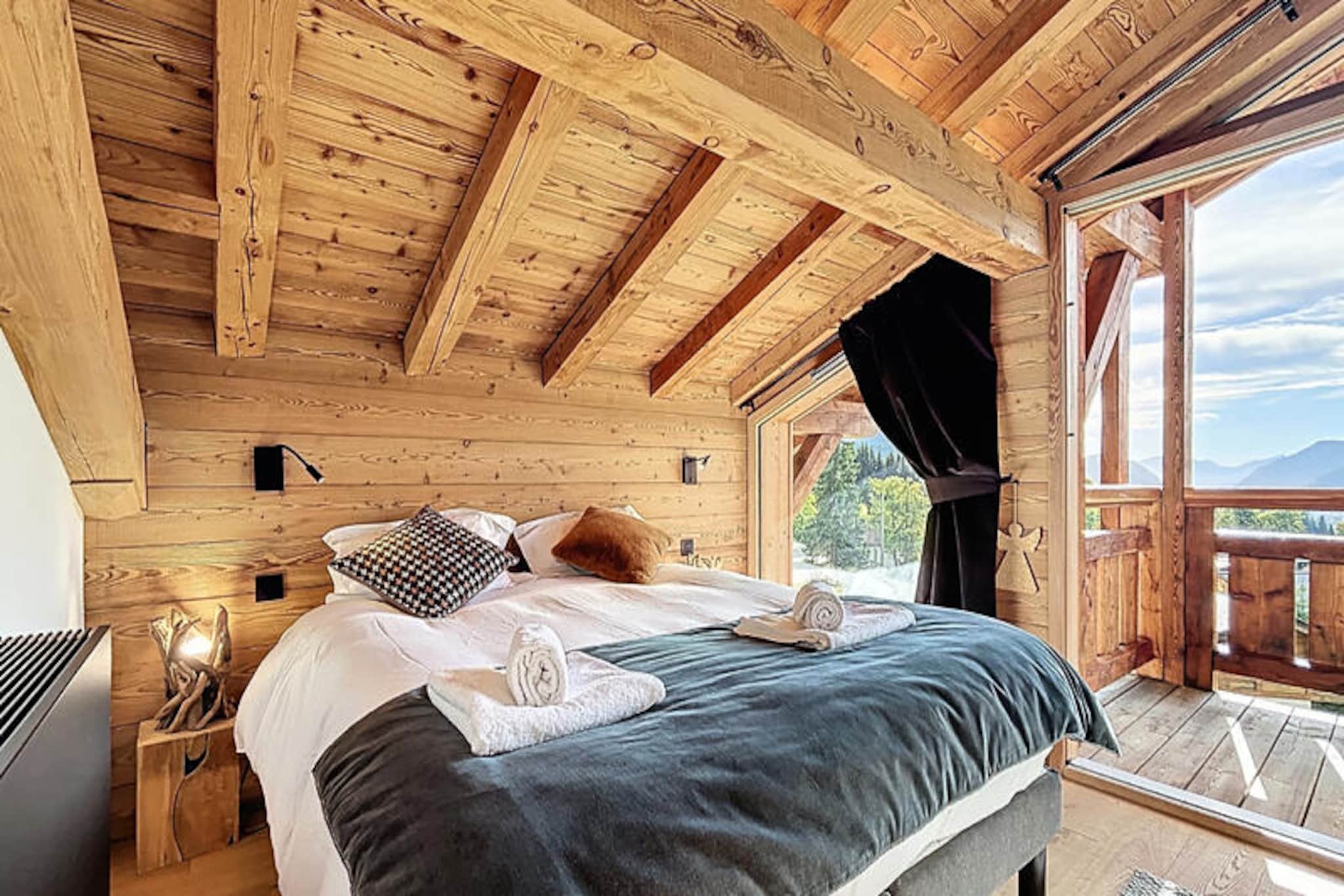 Chalet in Les Gets with Nordic Bath Views