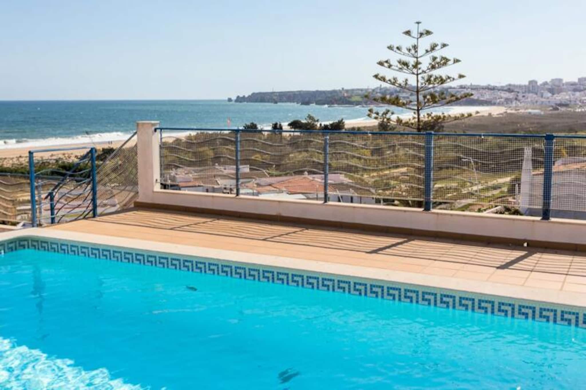 Apartment by Meia Praia with Ocean Views