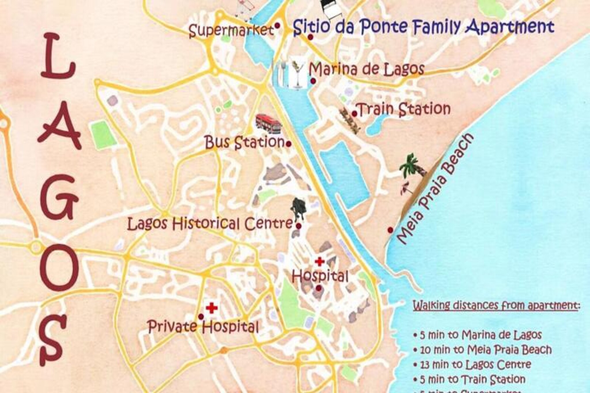 Apartment in Lagos near Marina & Cliffs