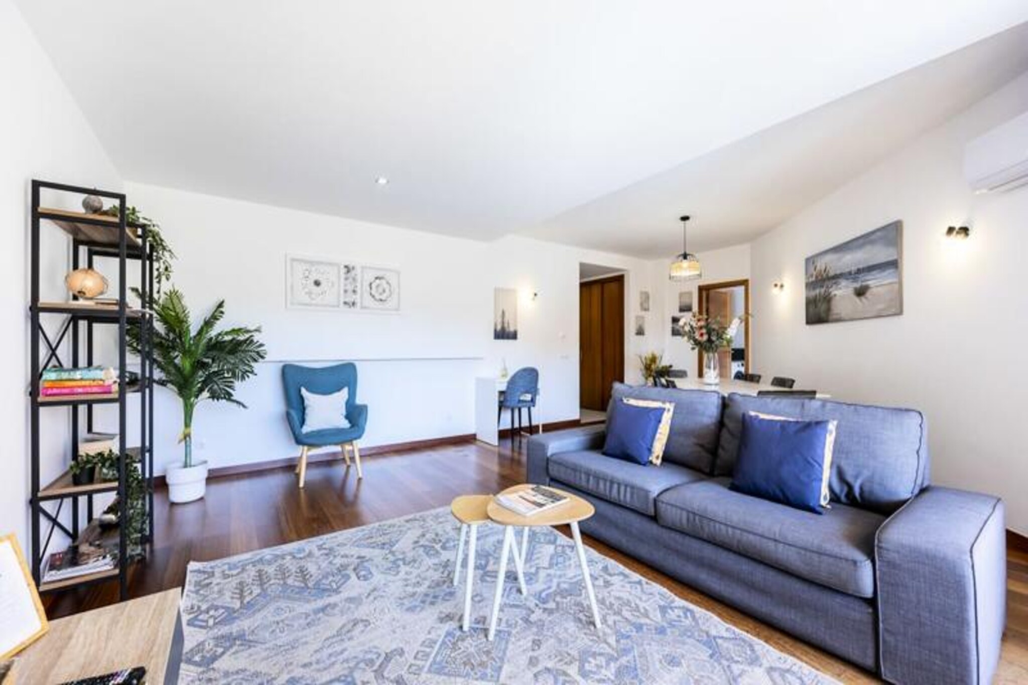 In the heart of the Algarve’s golden coastline, this beautifully renovated two-bedroom apartment in the Baia da Luz complex offers a serene escape in the charming seaside town of Praia da Luz. Surrounded by lush gardens and designed with a blend of Arabic and Roman influences, the complex creates a unique and inviting atmosphere, perfect for a memorable holiday. Whether you’re seeking relaxation or adventure, this property provides the ideal base to explore the stunning Algarve region. 
 
 Step inside and discover a spacious living area that opens onto a large, sunny balcony, perfect for sipping your morning coffee or unwinding after a day at the beach. The fully equipped kitchen also connects to the balcony, making al fresco dining a breeze. The apartment comfortably accommodates up to four guests, featuring a master bedroom with a double bed and a second bedroom with two single beds. Modern amenities such as air conditioning in every room, a flat-screen television, and electric window shutters ensure your stay is as comfortable as it is stylish.
 
 The Baia da Luz complex boasts exceptional leisure facilities, including two large heated swimming pools, a children’s pool, a playground, and a tennis court. For golf enthusiasts, several top-rated courses are just a short drive away. The complex is open year-round, with a 24-hour reception to assist with any needs. From May to October, families can enjoy the heated baby and family pools, while the adult pool remains heated throughout the year.
 
 Praia da Luz is a picturesque destination, known for its sandy bay, dramatic cliffs, and family-friendly atmosphere. Just a 10-minute drive away, the vibrant town of Lagos offers a historic center filled with shops, markets, and restaurants, as well as opportunities for water sports, boat tours, and exploring its iconic cliffs. Whether you’re strolling along the beach, savoring local cuisine, or venturing out to discover the Algarve’s hidden gems, this apartment is your gateway to an unforgettable holiday.