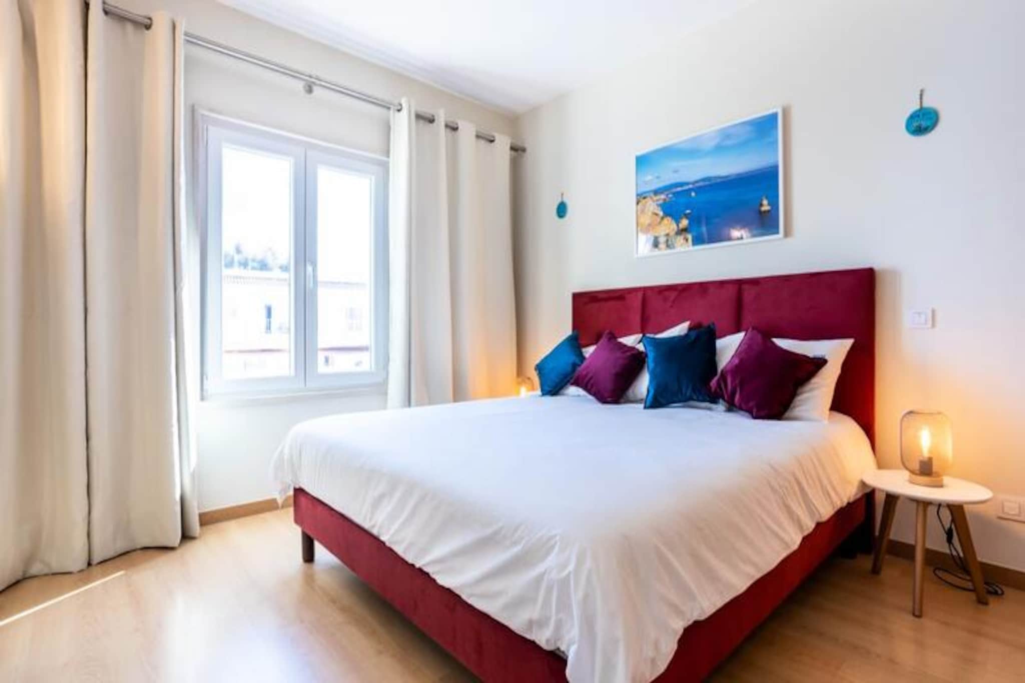 In the heart of the Algarve, where golden beaches meet azure waters, this modern two-bedroom apartment offers a serene escape just outside Lagos city center. With its prime location near the marina, this stylish retreat is perfect for families or couples seeking a blend of comfort and convenience. Imagine sipping your morning coffee on the spacious balcony, overlooking the tranquil natural lake behind the building, as the sun rises over the horizon. This peaceful setting is the perfect backdrop for a memorable holiday. 
 
 The apartment has been recently renovated to provide a luxurious and contemporary space. It features a fully equipped kitchen with a dishwasher, opening into a bright and airy living room complete with a dining area and lounge. The two bedrooms are thoughtfully designed, one with a double bed and the other with two single beds, ensuring restful nights for all guests. Two modern bathrooms, one with a bathtub and the other with a shower, add to the convenience. For those combining work and leisure, the apartment includes two professional, height-adjustable desks, making it an ideal choice for remote working.
 
 Located on the second floor of a quiet condominium with an elevator, this property ensures privacy and relaxation. The marina area, just a 10-minute walk away, offers a vibrant selection of restaurants, bars with live music, and a large supermarket. Lagos itself is a treasure trove of activities, from exploring its historic center and local markets to embarking on boat or kayak trips to admire the stunning cliffs and caves along the coastline. The region is also a haven for water sports enthusiasts, with opportunities for surfing, sailing, and paddleboarding.
 
 Whether you're seeking adventure or tranquility, this apartment provides the perfect base to experience the best of Lagos and the Algarve. With its modern amenities, prime location, and warm ambiance, it promises an unforgettable getaway.