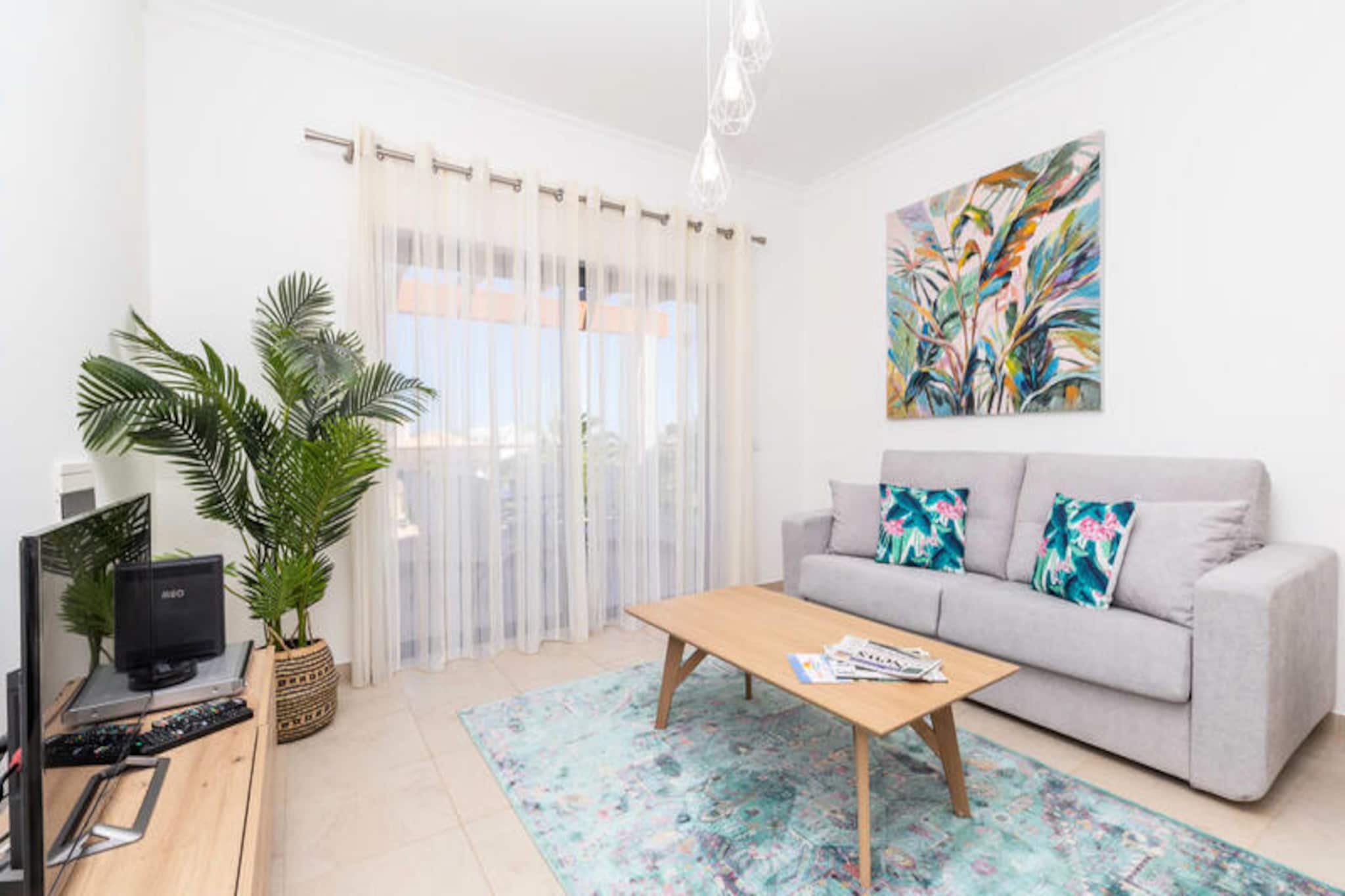 Apartment in Porto de Mos near Beach & Pool