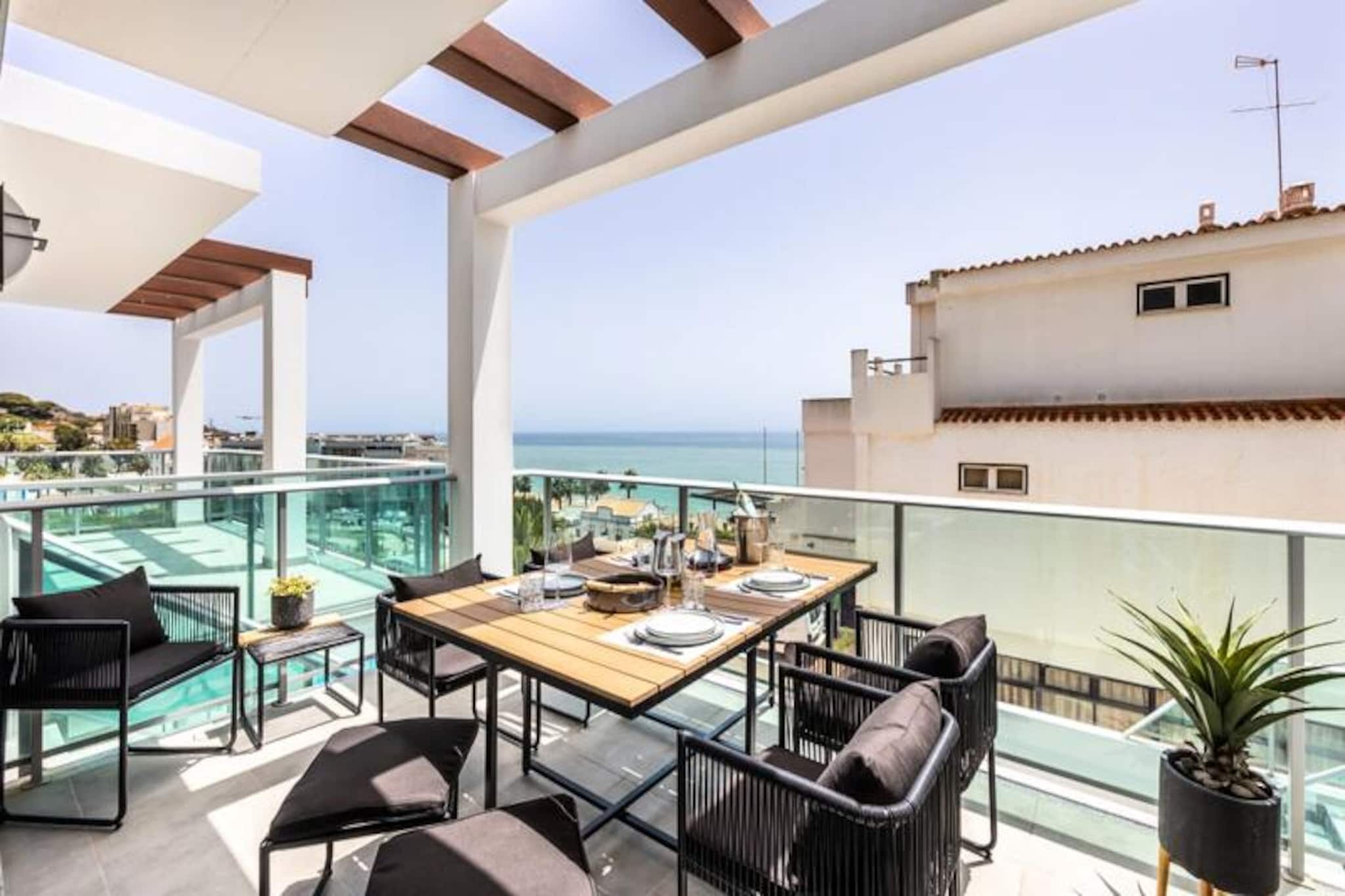 Imagine waking up to the soothing sound of waves and stepping out onto your private terrace to feel the warm Algarve sun on your skin. This stunning apartment, located just 100 meters from Albufeira's iconic Fishermen's Beach, offers the perfect blend of luxury, comfort, and convenience. Nestled in a tranquil gated condominium, it provides an exclusive retreat while being only a short stroll from the vibrant town center, filled with charming streets, lively bars, and authentic Portuguese restaurants. Whether you're seeking relaxation or adventure, this location has it all. 
 
 Inside, the apartment is a sanctuary of modern elegance. The fully equipped kitchen invites you to prepare delicious meals, while the spacious living area, complete with Wi-Fi and television, ensures a cozy space to unwind after a day of exploration. The private terrace is perfect for enjoying a morning coffee or a glass of wine as the sun sets over the Atlantic. With linens and towels provided, every detail has been considered to make your stay as comfortable as possible. Families and responsible adults will appreciate the peaceful atmosphere of this condominium, which also features a shared swimming pool and private parking.
 
 Step outside and you'll find yourself in the heart of Albufeira, a destination that caters to every taste. Wander through the historic Old Town, where cobblestone streets lead to cultural treasures like the Church of St. Anne and the statue of St. Michael. Relax on the golden sands of nearby beaches or explore the bustling Strip for a taste of Albufeira's nightlife. For those who prefer a quieter pace, local cafes, supermarkets, and the convenience of public transport are just steps away. 
 
 Whether you're here to soak up the sun, dive into the rich local culture, or explore the Algarve's stunning coastline, this apartment is your ideal home base. With its unbeatable location and thoughtful amenities, it promises an unforgettable holiday experience.