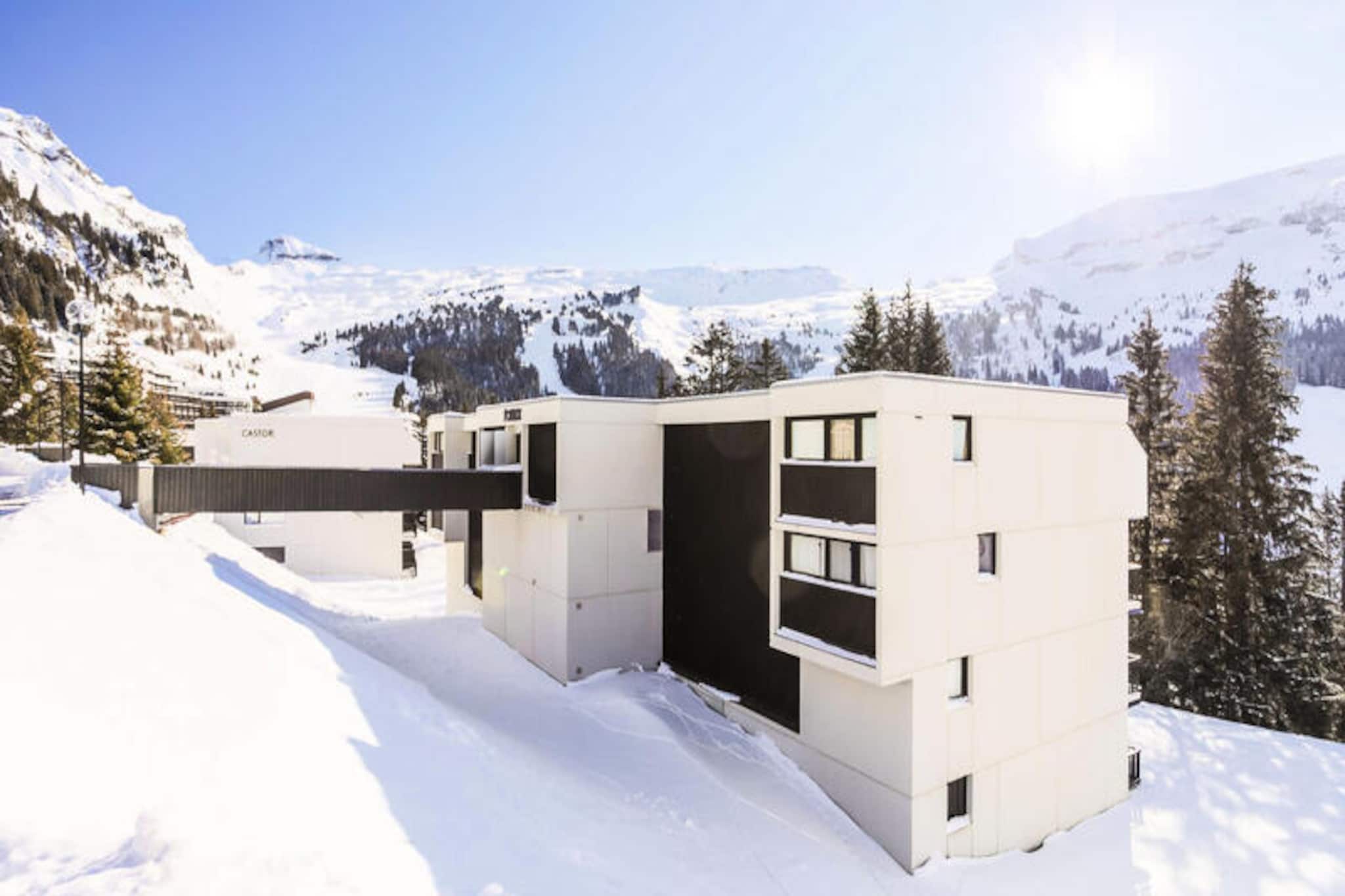 High above the serene landscapes of the Grand Massif, The Pollux Residence in Flaine offers an inviting retreat for mountain enthusiasts. Imagine waking up to breathtaking views of snow-capped peaks and lush alpine meadows, with the vibrant energy of Flaine resort just steps away. Whether you're here for the thrill of skiing or the tranquility of summer hikes, this destination promises unforgettable moments in the heart of nature.
The residence is thoughtfully designed to cater to your needs, featuring a cozy studio that accommodates up to four guests. With a living room, a fully equipped kitchen, two sleeping alcoves (one enclosed), and a modern bathroom, every detail ensures a comfortable stay. The accommodation is part of the maeva Home Budget Label, offering practical amenities for travelers seeking value without compromising on quality. Access to the studio is via a walkway on level 3, adding a touch of charm to your mountain escape.
Just 300 meters from the ski lifts and 150 meters from the shopping arcade, you'll find everything you need within easy reach. Flaine's Leisure Pass, included with your rental, opens the door to a variety of activities such as adventure parks, water games, and trampolines, making it an ideal choice for families and adventure seekers alike.
Whether you're carving through powdery slopes in winter or exploring scenic trails in summer, The Pollux Residence is your gateway to the best of the French Alps. Dive into the vibrant culture, indulge in local cuisine, and create memories that will last a lifetime in this enchanting alpine haven.