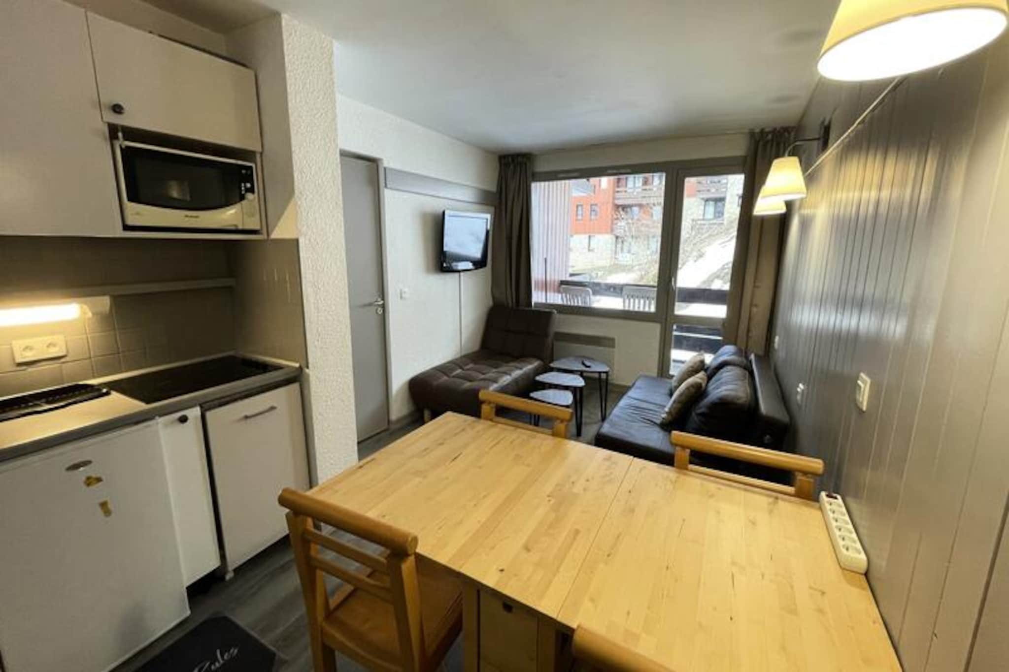 Apartment in Plagne 1800 with Ski Access