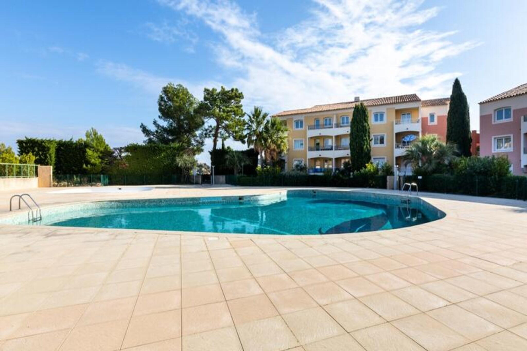 In the heart of the stunning Côte d'Azur, this charming apartment in Les Issambres - Lauriers offers a serene retreat surrounded by the natural beauty of a 20-hectare estate. Imagine waking up to the gentle Mediterranean breeze, with the promise of sun-soaked days exploring the South of France. Whether you're seeking relaxation or adventure, this location provides the perfect balance of both.
The apartment is thoughtfully designed for families, featuring a comfortable living room, a fully equipped kitchen, a cozy bedroom, and a modern bathroom. With space for up to five guests, it offers all the essentials for a carefree holiday. The on-site swimming pool and paddling pool, open from May to September, invite you to unwind under the warm Provençal sun. For beach lovers, the golden sands of the Mediterranean are just 3 km away, offering endless opportunities for swimming, sunbathing, and water sports.
Beyond the property, the region is a treasure trove of experiences. Stroll through charming coastal villages, savor local delicacies at nearby markets, or embark on a scenic drive along the iconic coastline. From the glamour of Saint-Tropez to the tranquility of hidden coves, every moment here is a chance to create lasting memories.
Choose this delightful apartment for your next getaway and immerse yourself in the timeless allure of the French Riviera. With its blend of comfort, convenience, and captivating surroundings, it’s the ideal base for an unforgettable holiday.