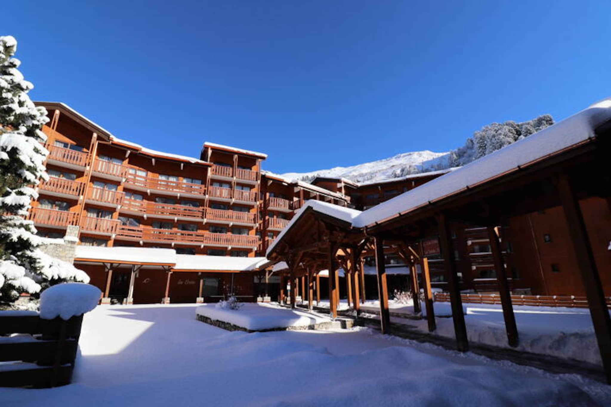 High above the picturesque valley of Méribel, this charming studio apartment offers a perfect blend of alpine authenticity and modern convenience. With its west-facing orientation, guests are treated to golden sunsets over the snow-capped peaks, creating an idyllic retreat for skiers and nature lovers alike. The residence Les Crêts is perched directly on the slopes, allowing you to step out of the ski locker and glide seamlessly onto the Aigle red run, leading to the main lift departure point. Whether you're here for the thrill of skiing or the serenity of the mountains, this location promises unforgettable moments.
The apartment is thoughtfully designed to accommodate up to six guests, featuring a cozy living room with a sofa bed, a private bedroom with a double bed or twin configuration, and a secluded sleeping alcove with bunk beds. The open-plan kitchen is fully equipped with modern appliances, including a Nespresso machine, raclette grill, and dishwasher, making it easy to prepare hearty meals after a day on the slopes. Additional amenities such as a washer-dryer, flat-screen TV, and boot dryers in the ski locker ensure a comfortable and hassle-free stay.
Convenience is key, with direct access to the Châtelet shopping center via an inclined elevator just 50 meters away, or a short 700-meter walk. The nearby Chalets cable car provides free access to the Hameau and Laitelet districts, operating from early morning until late evening. For those seeking après-ski delights or a leisurely stroll, the surrounding area offers a variety of shops, restaurants, and scenic trails.
Whether you're visiting for a winter wonderland escape or a summer alpine adventure, this Méribel Label-certified apartment combines charm, comfort, and an unbeatable location to create the perfect mountain getaway.