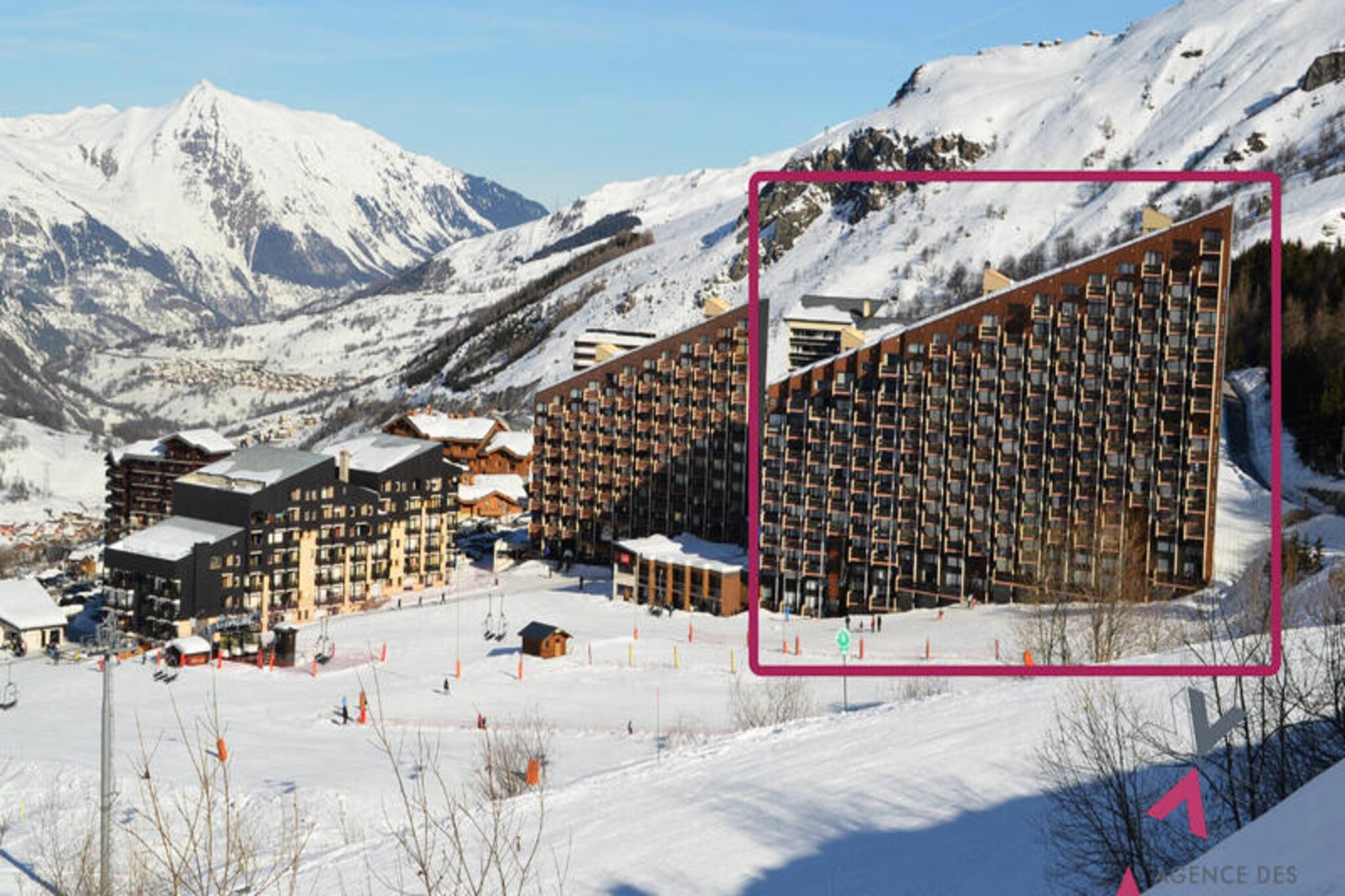 Apartment in Les Menuires by Ski Slopes