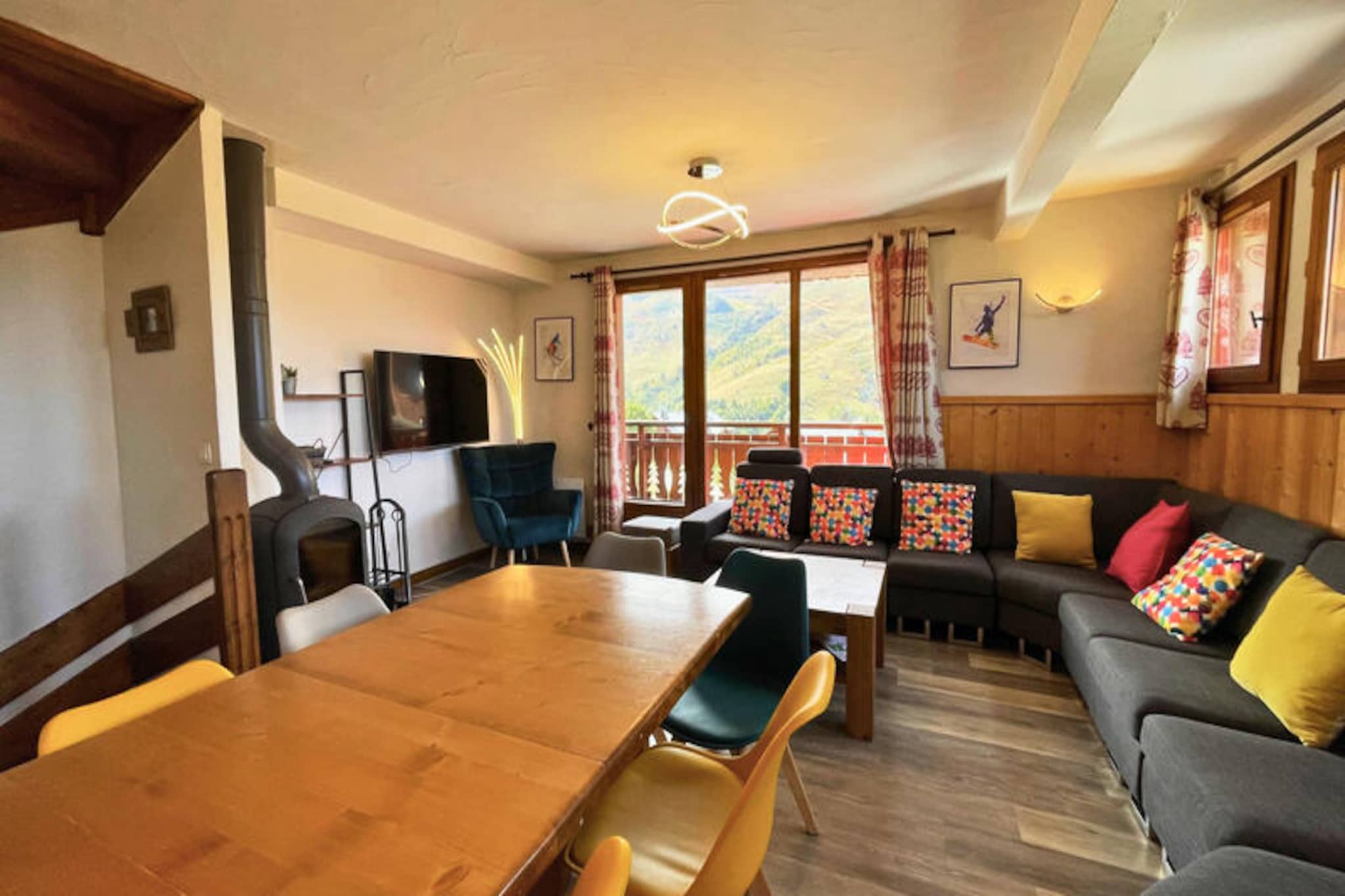 Triplex close to the slopes in the heart of the 3 Valleys