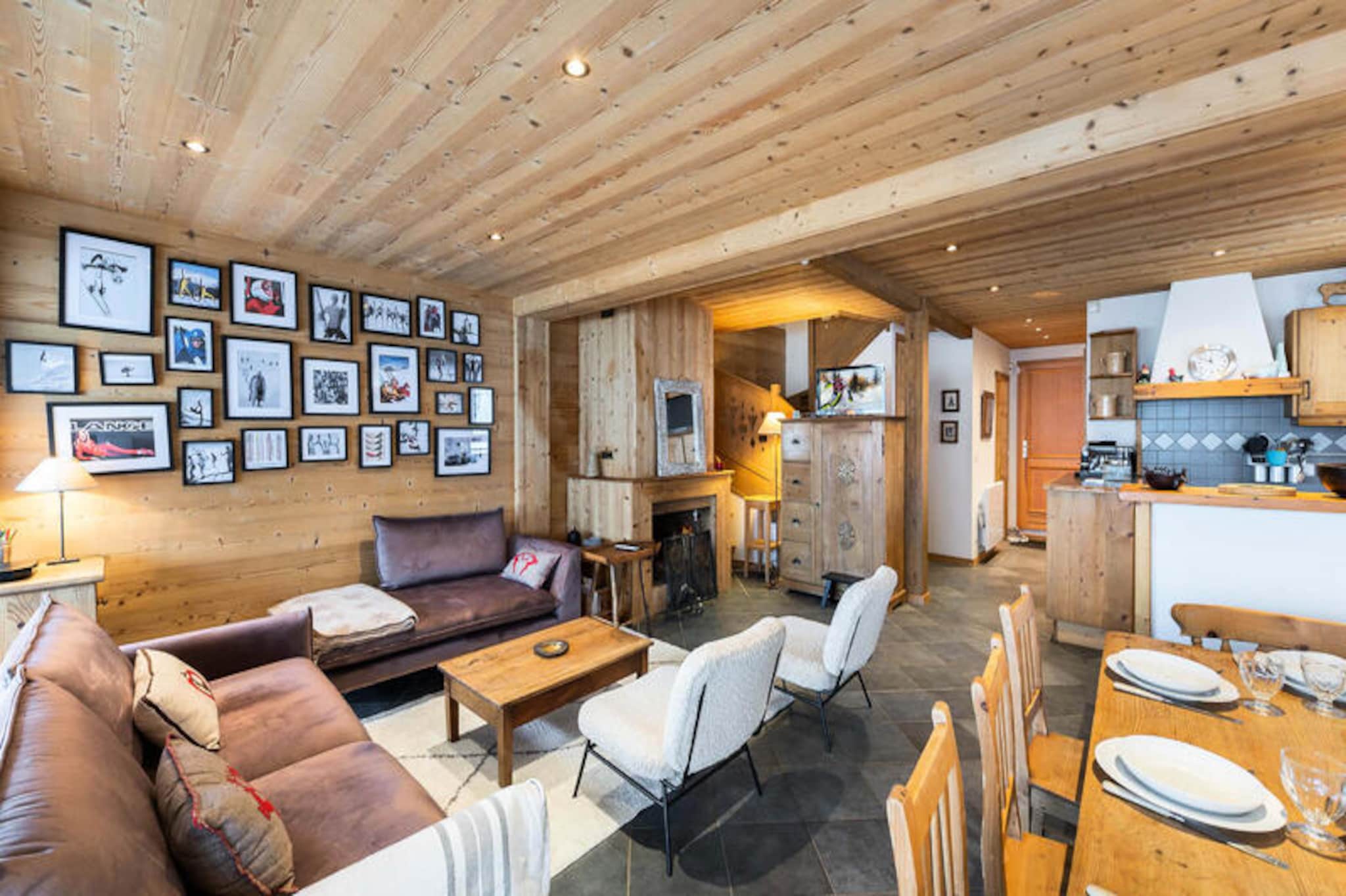 South-facing with fireplace