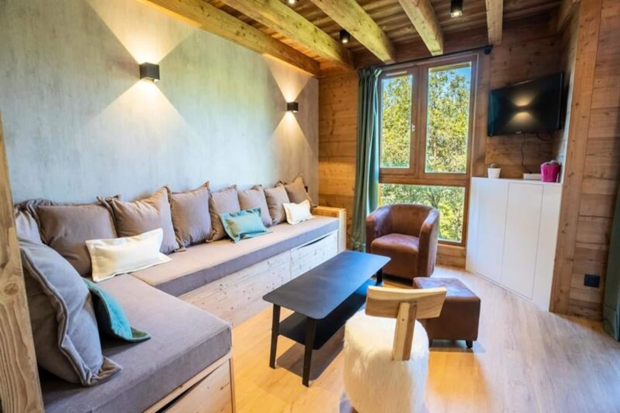 In the heart of Méribel’s charming Morel district, this beautifully renovated apartment offers a seamless blend of alpine tradition and modern comfort. Imagine waking up in a warm, sunlit space, stepping out onto your private balcony to take in the crisp mountain air, and knowing the slopes are just a few steps away. With ski-in/ski-out access to the Hulotte slope and the Morel chairlift only 20 meters from your door, this is the perfect retreat for avid skiers and mountain enthusiasts alike. 
 
 Spanning two levels, the 75 m² apartment has been thoughtfully designed to accommodate up to ten guests. On the ground floor, you’ll find a welcoming entrance hall with boot dryers, a ski storage room, and a cozy living area complete with a sofa, TV, and dining table. The fully equipped kitchen includes everything you need to prepare hearty meals after a day on the slopes, from a refrigerator and oven to a coffee machine and toaster. Upstairs, three inviting bedrooms await: two double rooms and a bunk room that sleeps four. Additional conveniences include three modern bathrooms, a washer-dryer, and ample storage space for all your belongings.
 
 The Morel area is renowned for its ideal location, combining quick slope access with proximity to Méribel’s lively center, just a 5-10 minute walk away. Nearby, you’ll find a Sherpa supermarket, ski rental shops, and a selection of restaurants such as Alti 16 and Tsaretta Spice. Free shuttle services make exploring the wider resort effortless, ensuring you can fully enjoy everything the 3 Valleys have to offer.
 
 Whether you’re here to carve through fresh powder, savor gourmet alpine cuisine, or simply relax in the serene mountain atmosphere, this apartment provides the perfect base for an unforgettable holiday in Méribel.