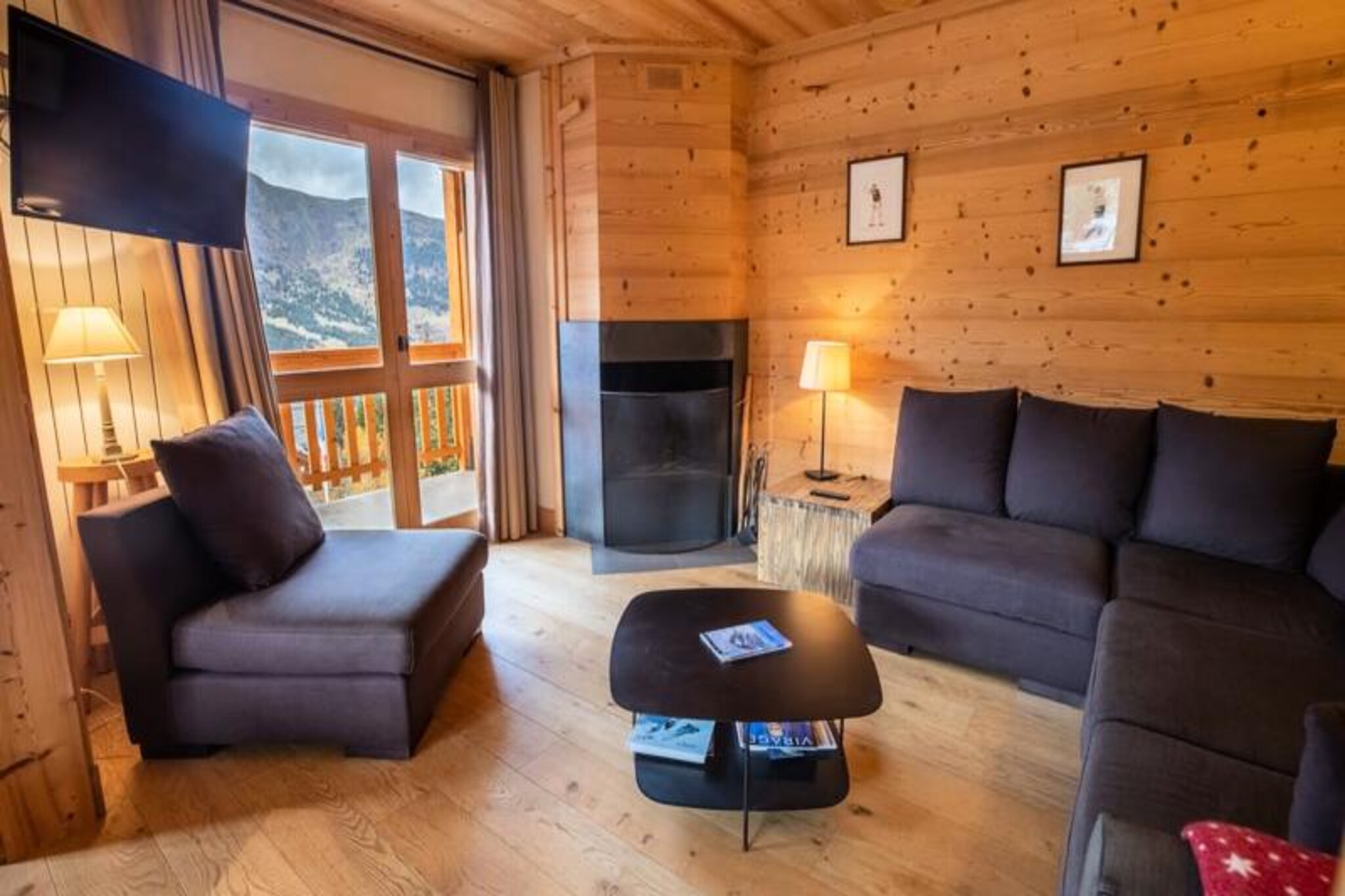 In the heart of the Méribel Plateau, where alpine charm meets modern comfort, this stunning duplex invites you to experience the magic of the 3 Valleys. Just 150 meters from the slopes, this property is perfect for families or groups seeking a cozy yet luxurious retreat in the mountains. Picture yourself unwinding by the crackling fireplace after a day of skiing or enjoying a warm cup of coffee on the balcony as you take in the serene mountain views. 
 
 Spread across two floors, this spacious apartment comfortably accommodates up to eight guests. The first floor features a welcoming living area with a large lounge, TV, and fireplace, seamlessly connected to a dining area and a fully equipped kitchen. Two bedrooms with bunk beds, one double bedroom, and a bathroom with a shower complete this level. Upstairs, you'll find two elegant double bedrooms, one with a 160cm bed and the other with a 180cm bed, as well as a second bathroom with a bathtub, shower, and toilet. Modern amenities like Wi-Fi, a Nespresso coffee machine, a raclette grill, and a washing machine ensure a hassle-free stay. 
 
 The property includes a ski locker for your convenience and parking options nearby, with the option to reserve a space at the roundabout car park. Located between Morel and the Rond Point des Pistes, the Méribel Plateau offers easy access to the slopes, a free shuttle bus, ski shops, and restaurants. Whether you're here for winter sports or summer hikes, this location provides everything you need for an unforgettable alpine holiday. 
 
 Let the CVR team enhance your stay with personalized services, from ski pass delivery to in-home massages. With its perfect blend of location, comfort, and charm, this duplex is your gateway to the ultimate mountain escape.