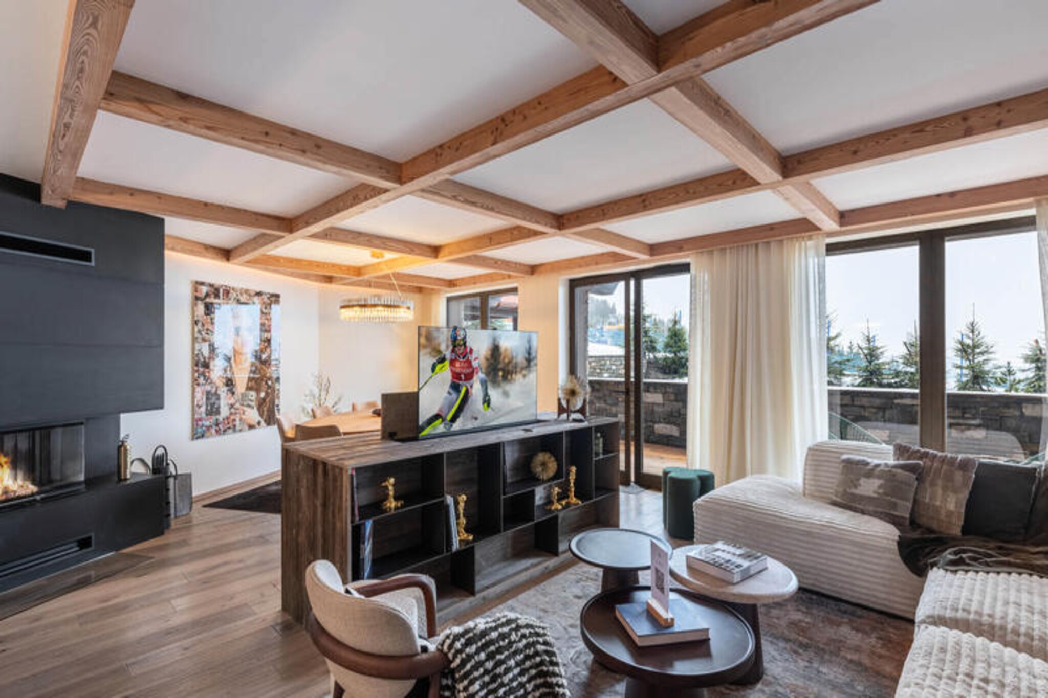 New ski-in and ski-out apartment